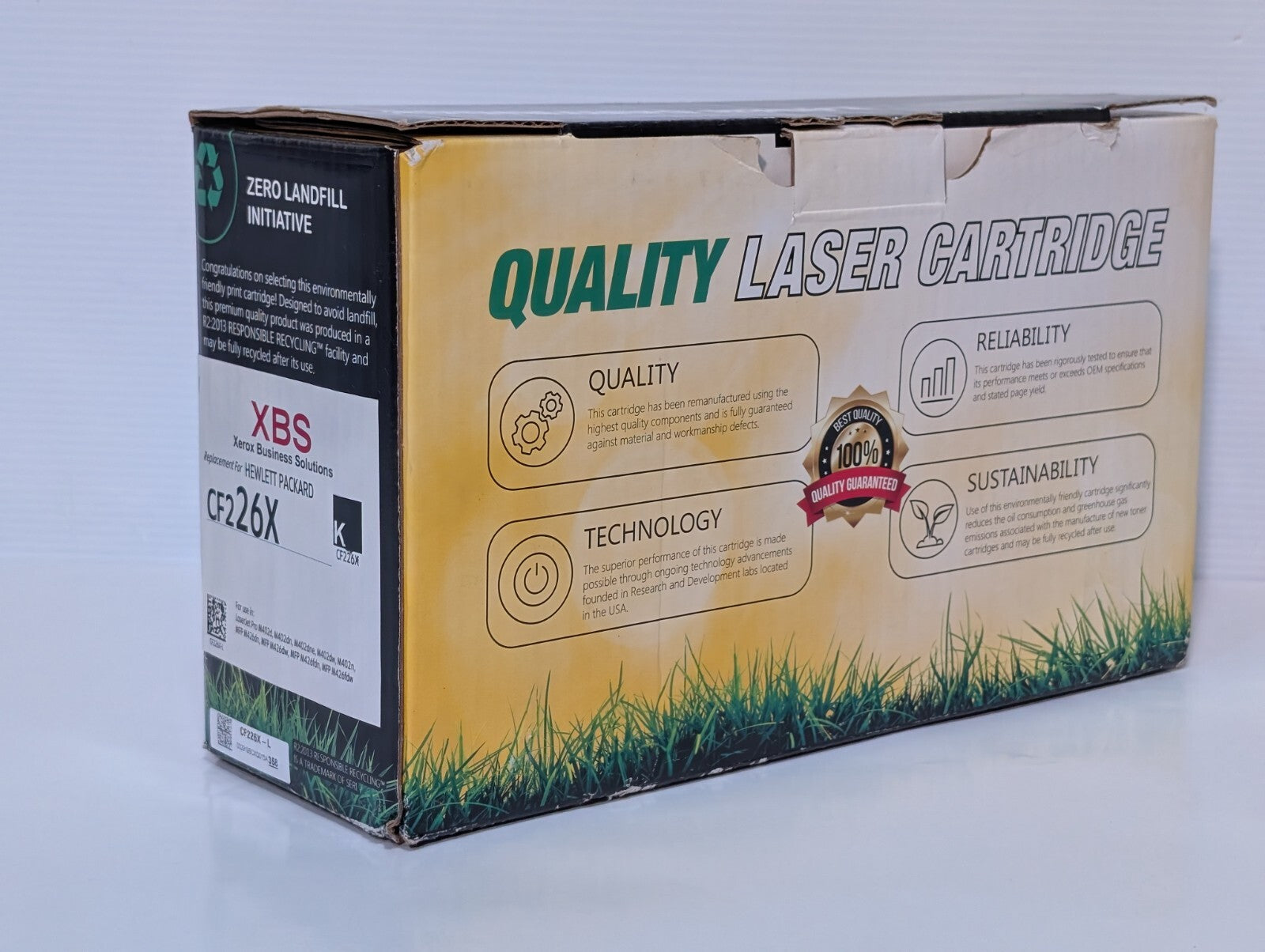 Xerox CF226X Black High-Yield Toner Cartridge, For HP LaserJet Printers