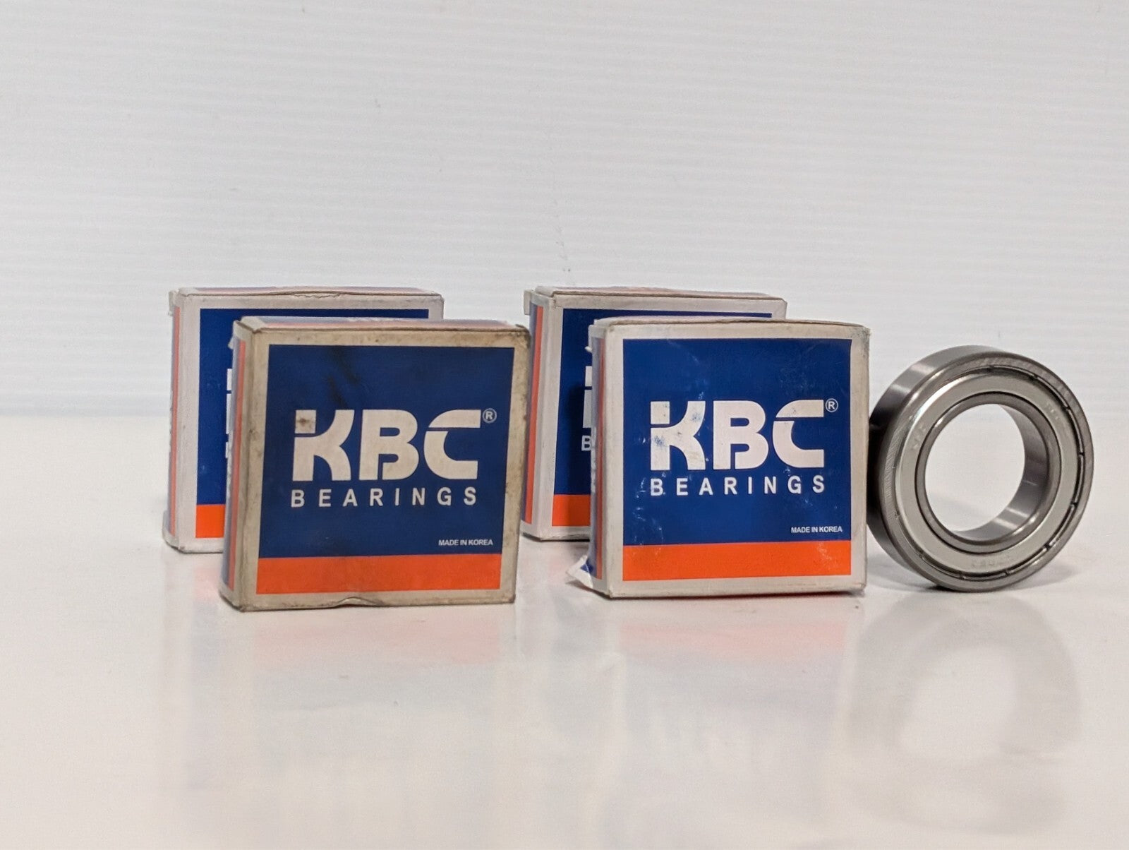 (4) KBC 6007-B-2Z-L038 C3 Shielded Ball Bearings