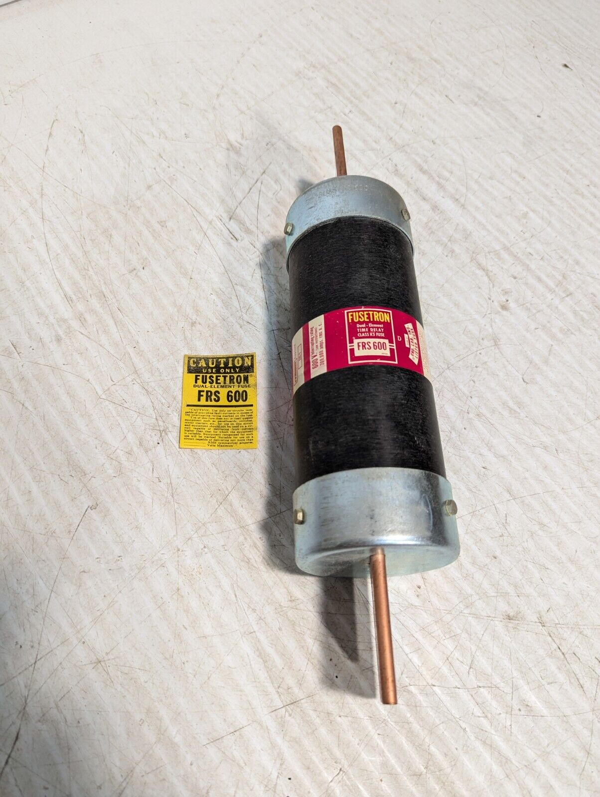 Bussmann Fusetron FRS-600 600A Dual Element Time Delay Fuse K5 - Free Shipping