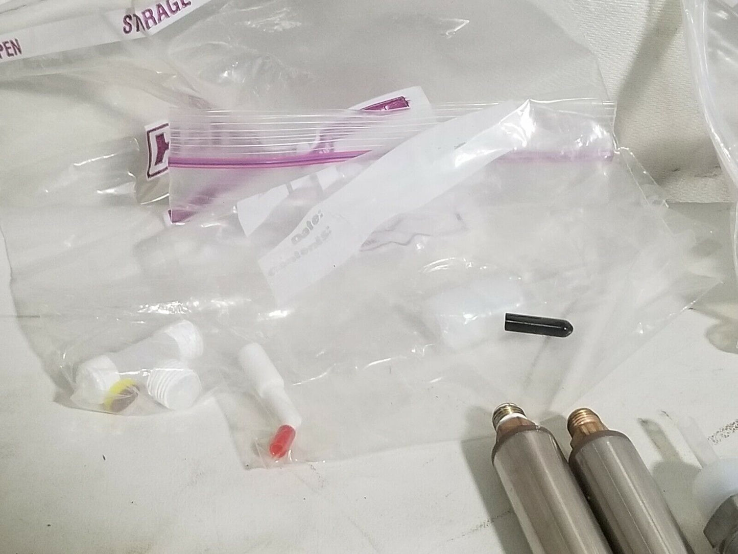 Lot of Oxiclear Disposable Gas Purifier Model DGP-250-R1 and assorted equipment