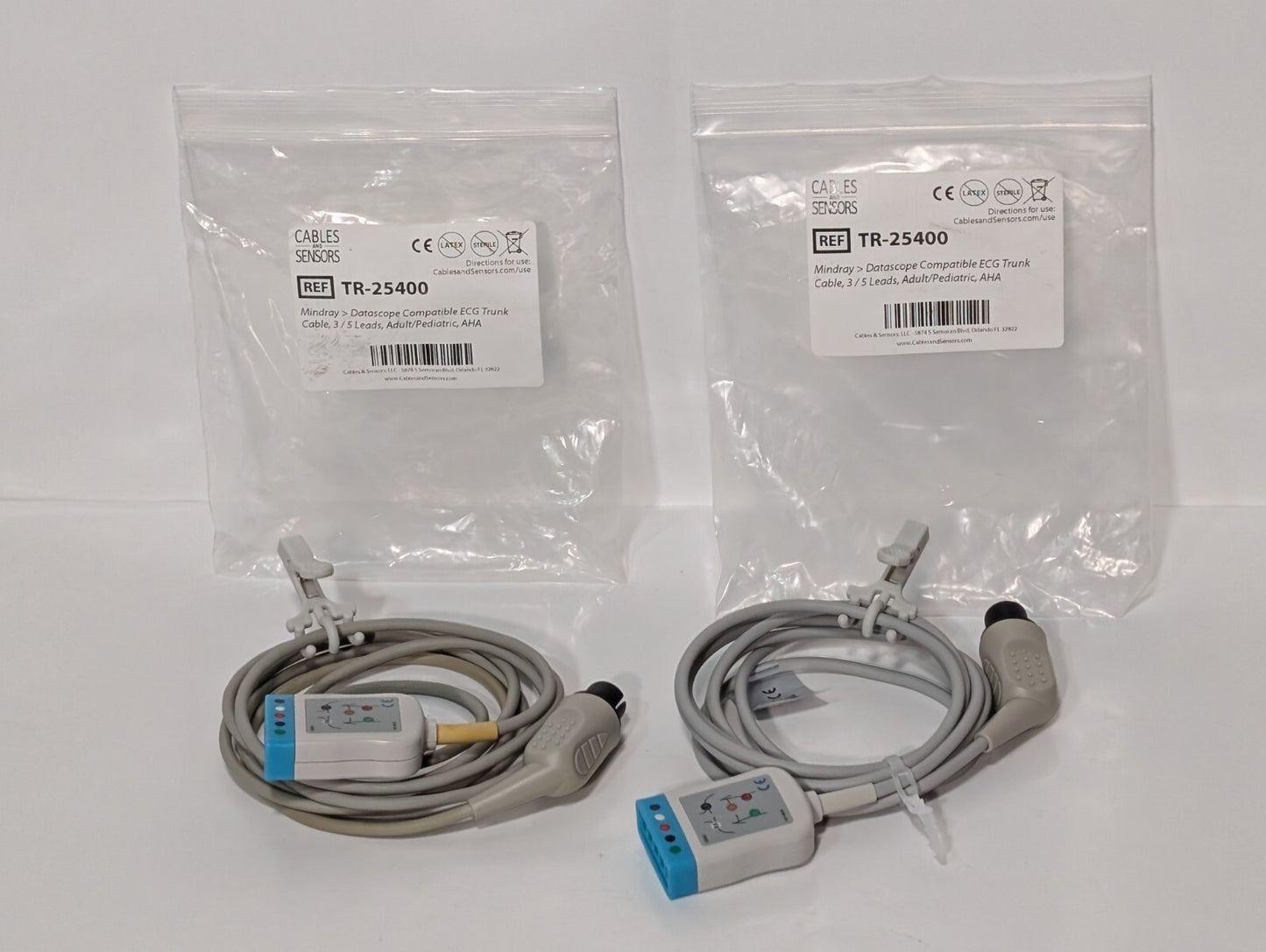(1) Mindray Datascope Compatible ECG Trunk Cable TR-25400 Compat. MR-2540 AAMI