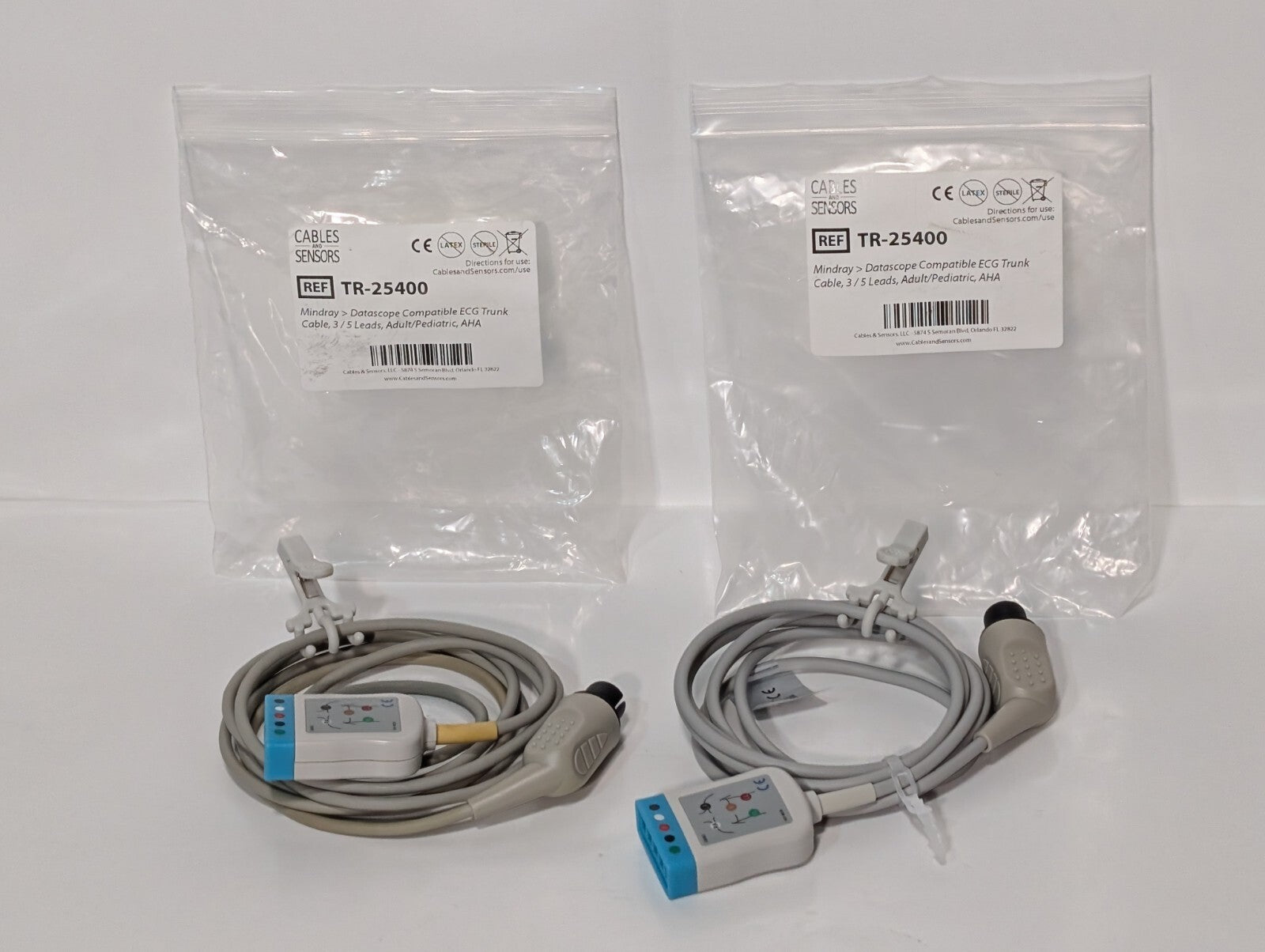 (1) Mindray Datascope Compatible ECG Trunk Cable TR-25400 Compat. MR-2540 AAMI