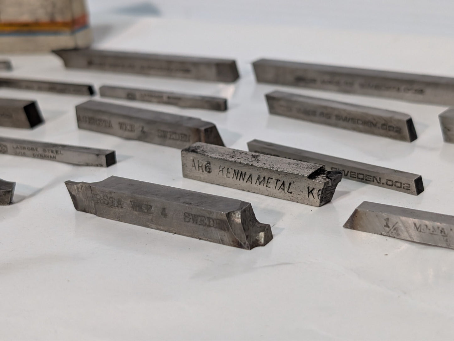 (30) Seco WKE 45 Cobalt (and other) Rectangular Tool Bit Blanks