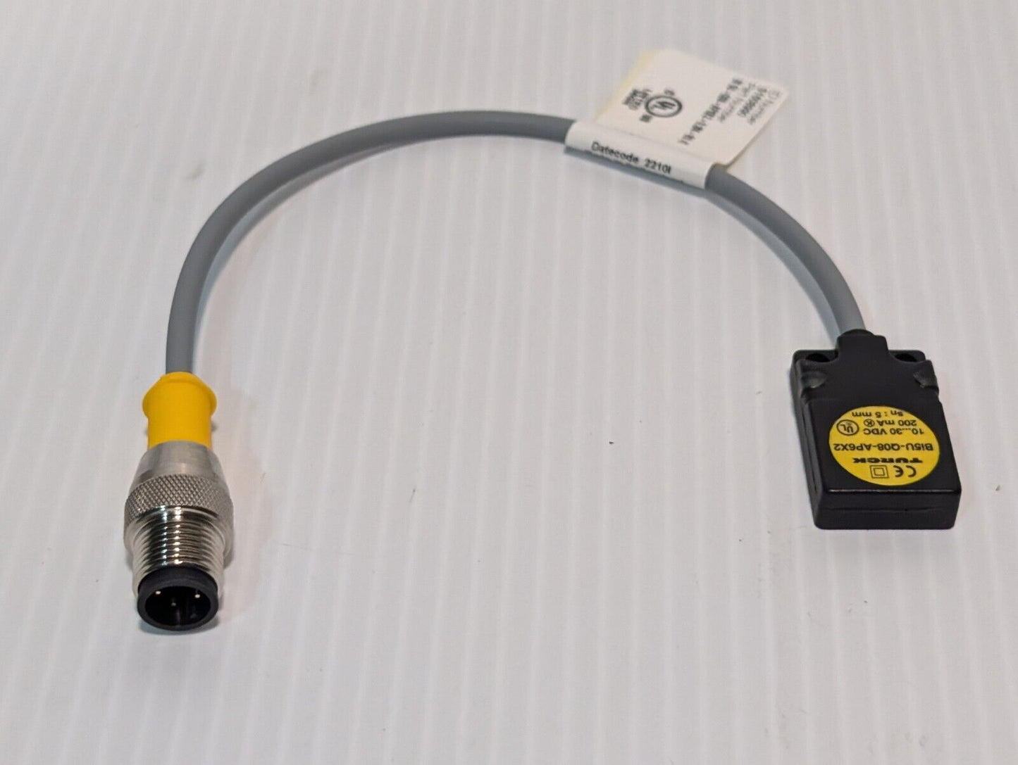 Turck BI 5U-Q08-AP6X2-0.2M-RS 4T Proximity Sensor 20-30VDC 200 mA - Free Ship