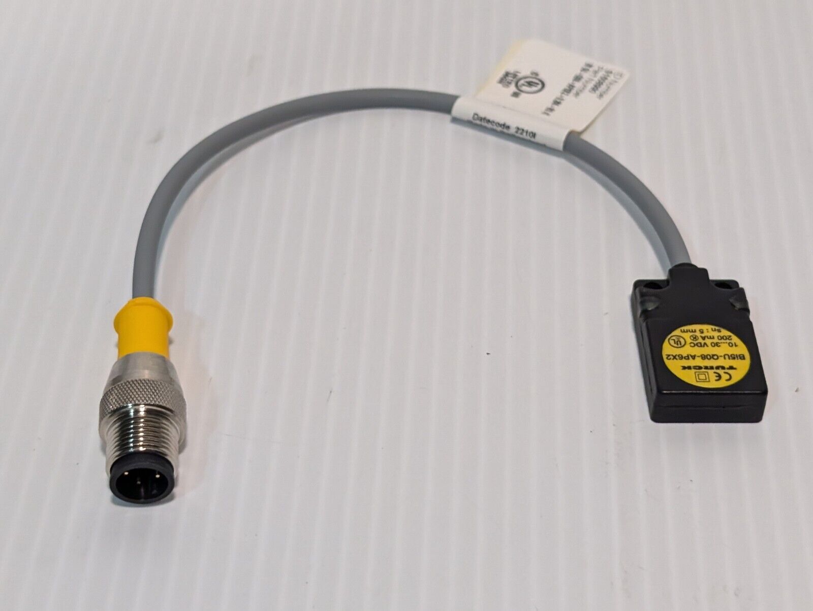 Turck BI 5U-Q08-AP6X2-0.2M-RS 4T Proximity Sensor 20-30VDC 200 mA - Free Ship