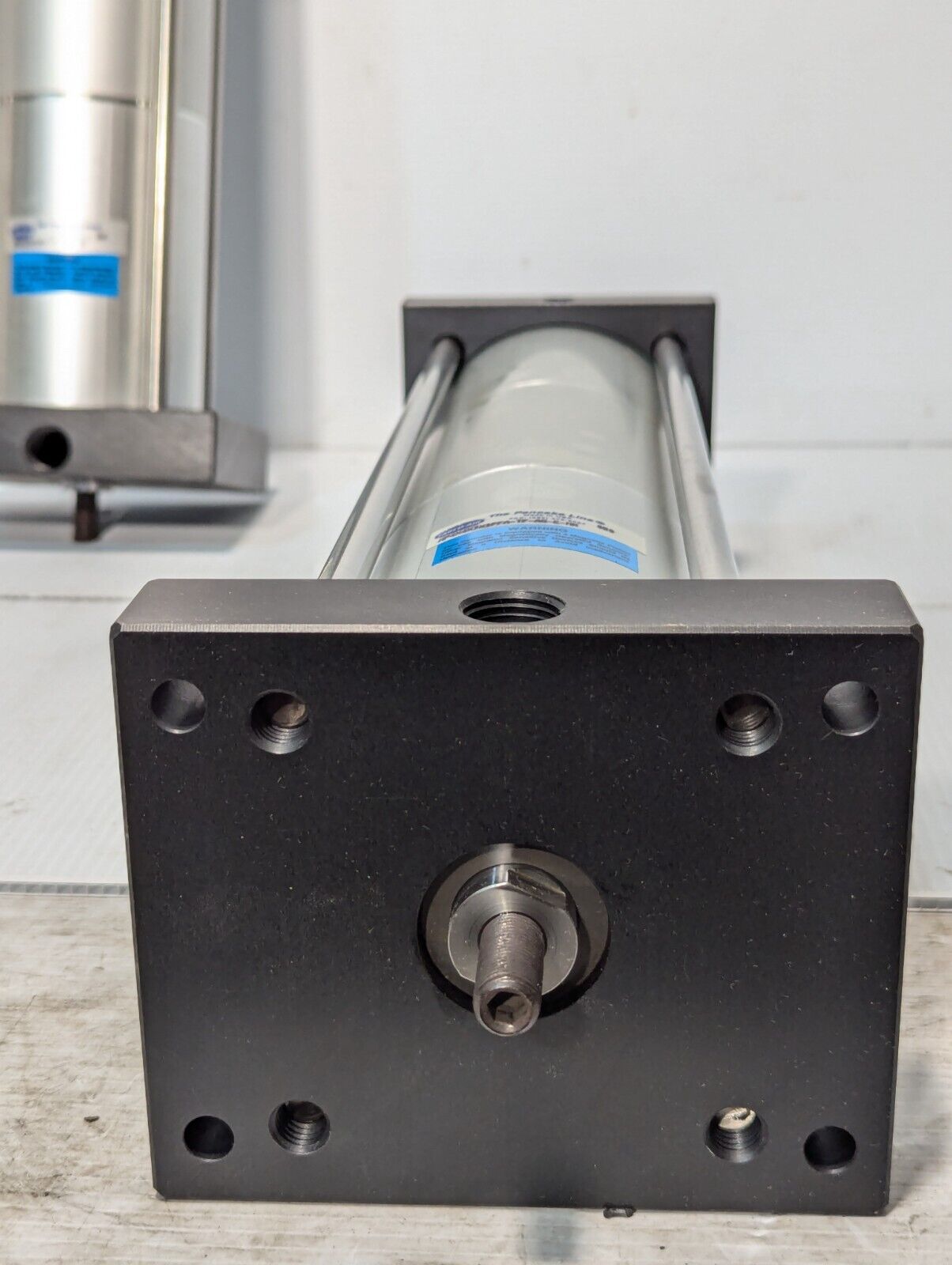 Fabco Air Dial-A-Stroke MP4X4X3X1FFA-TF-AS-E-MR pneumatic cylinder, Pancake Line