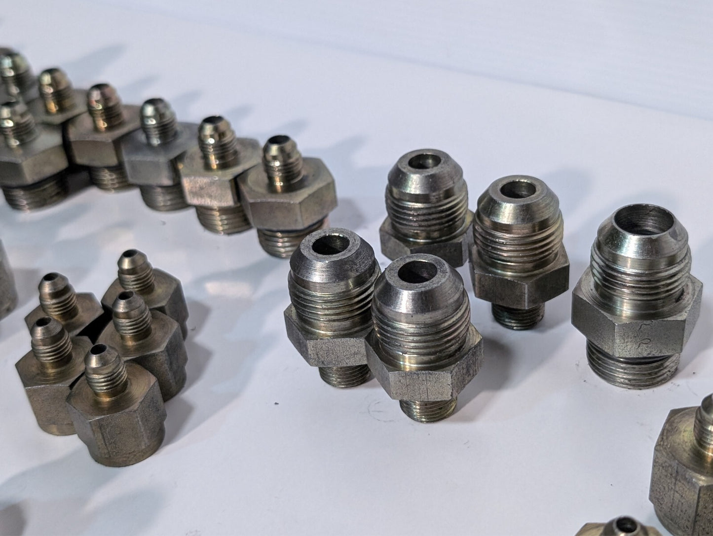 (85) Assorted High Pressure Adaptor Fittings for Pneumatic or Hydraulic Press
