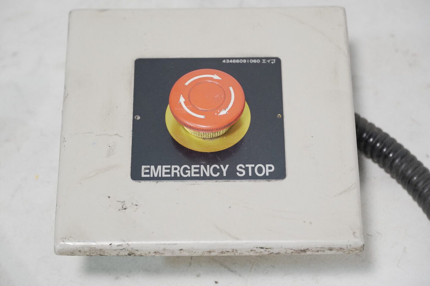 Unbranded Industrial Emergency Stop Pushbutton Switch with Cable