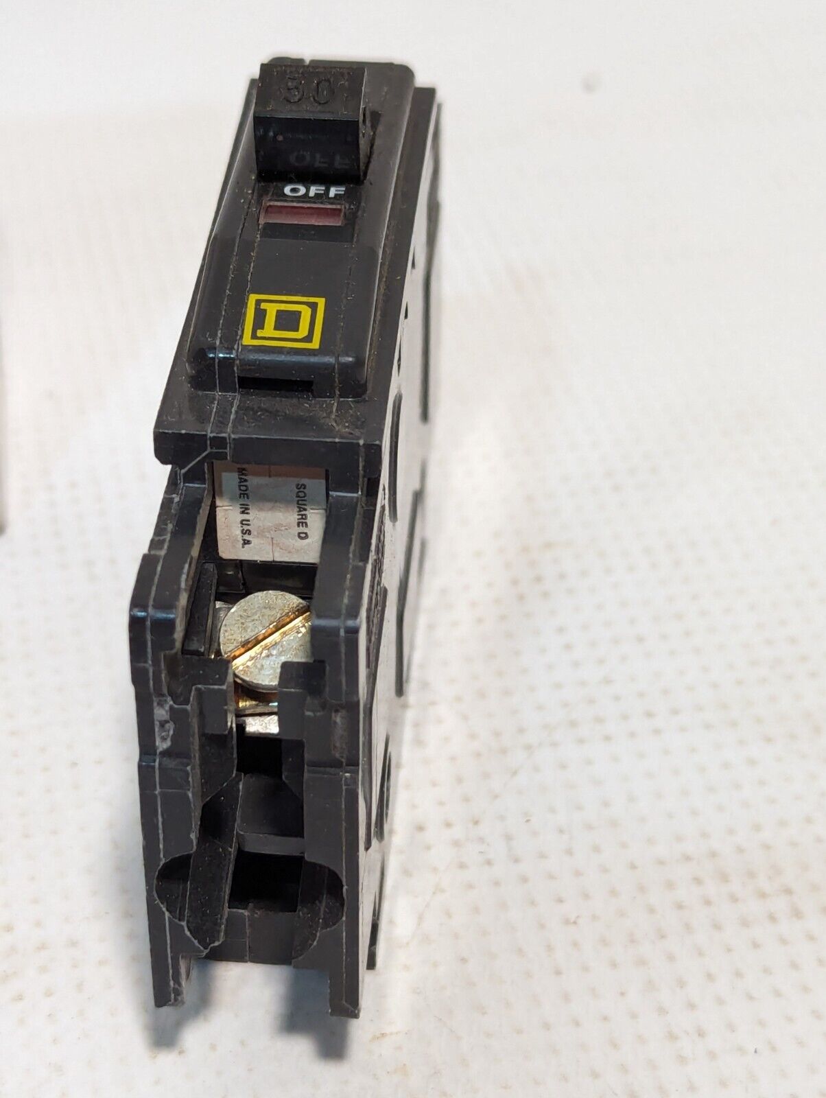 Square D QYU130 Thermal Magnetic Mini Circuit Breaker, 30A, 277v, 1-Pole