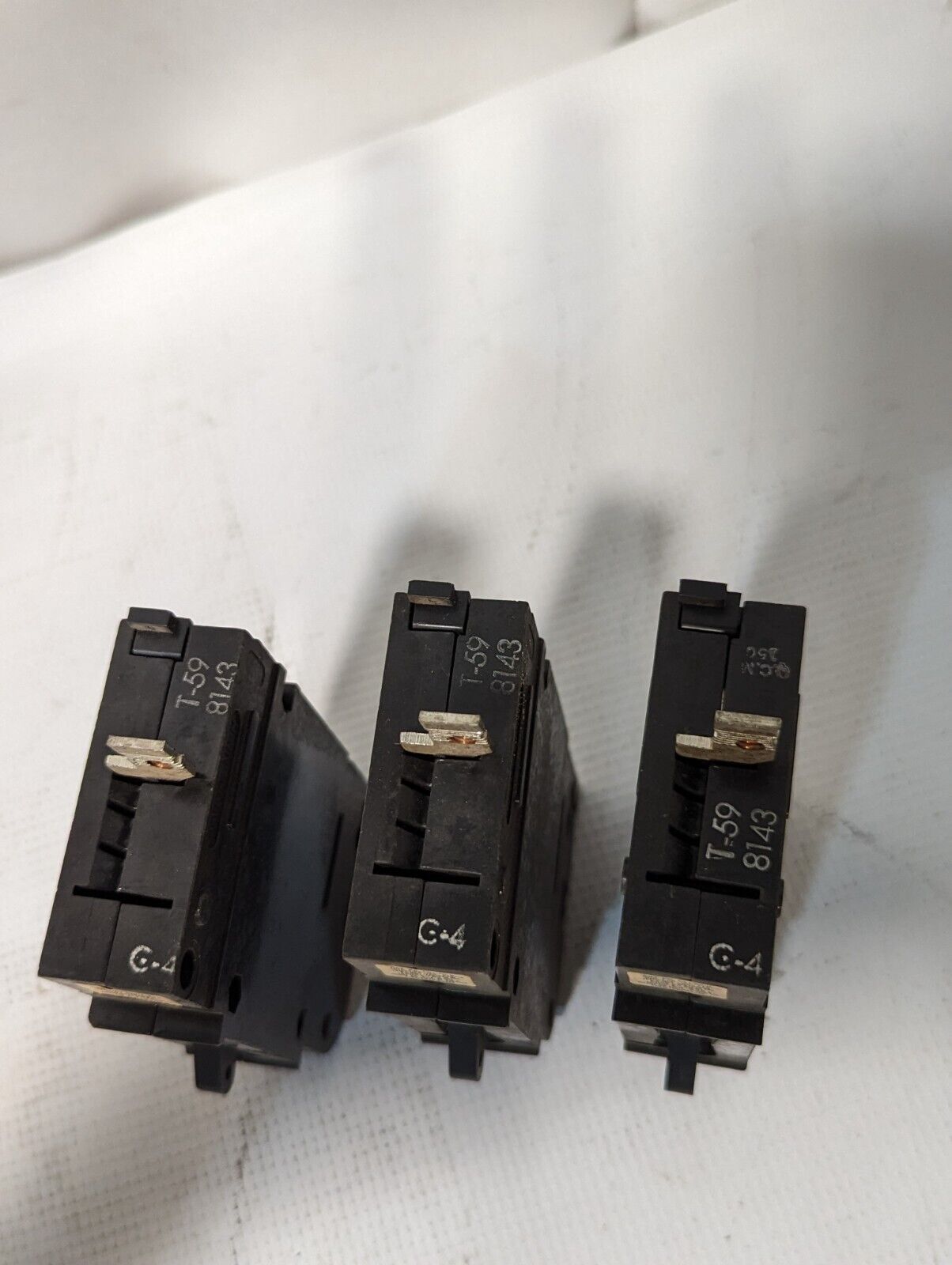 Lot of 4 Heinemann CD1-G3-U 50A Circuit Breakers, 120/240v, 1-Pole -Free Ship