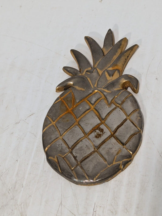 Vtg Stunning Hawaiian Themed Pineapple Coaster, Tropical Decor - Free Shipping