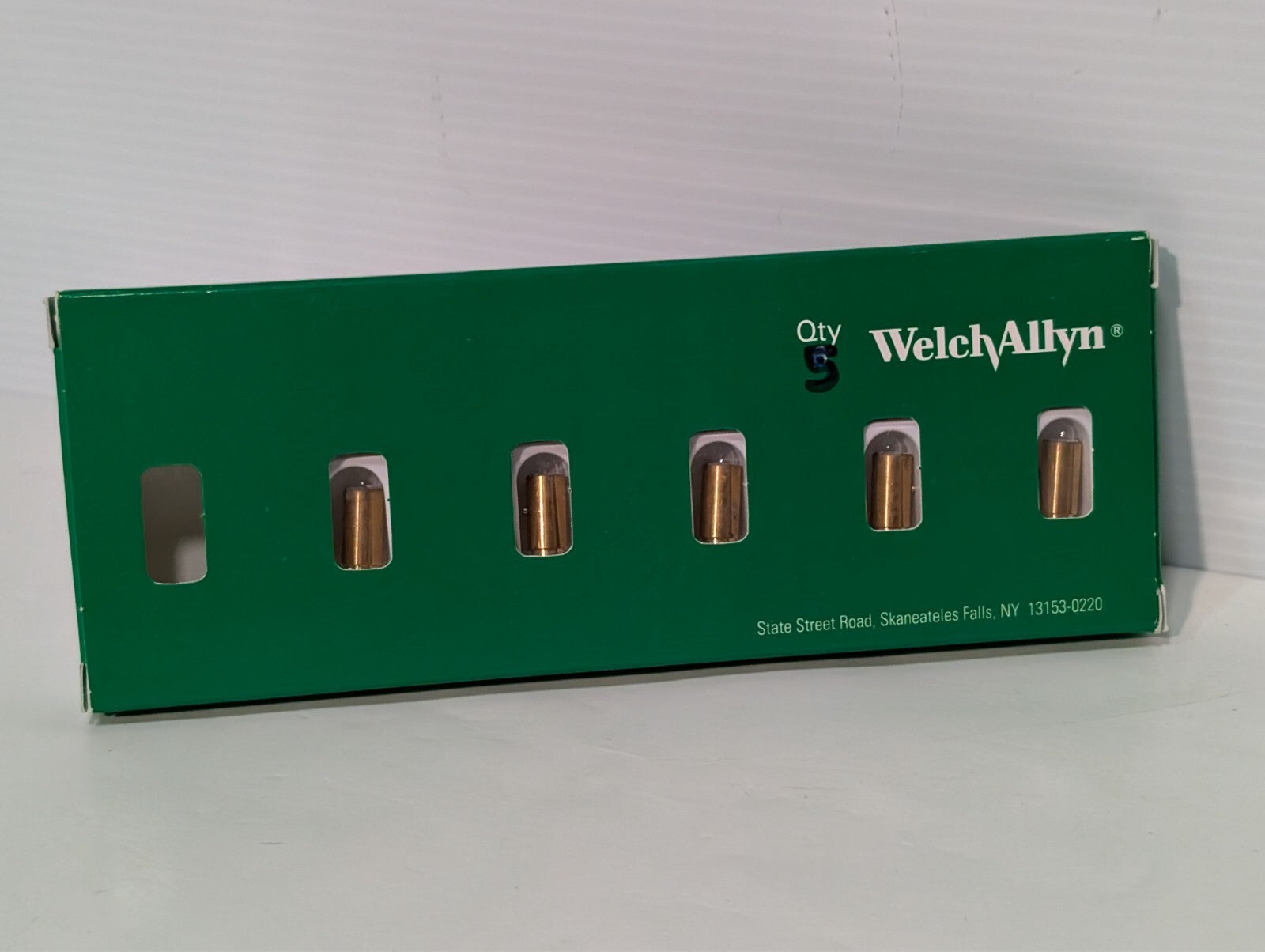 5-Pack Welch Allyn 04900-U6 3.5V Ophthalmoscope Halogen Lamp Bulbs Part 901000