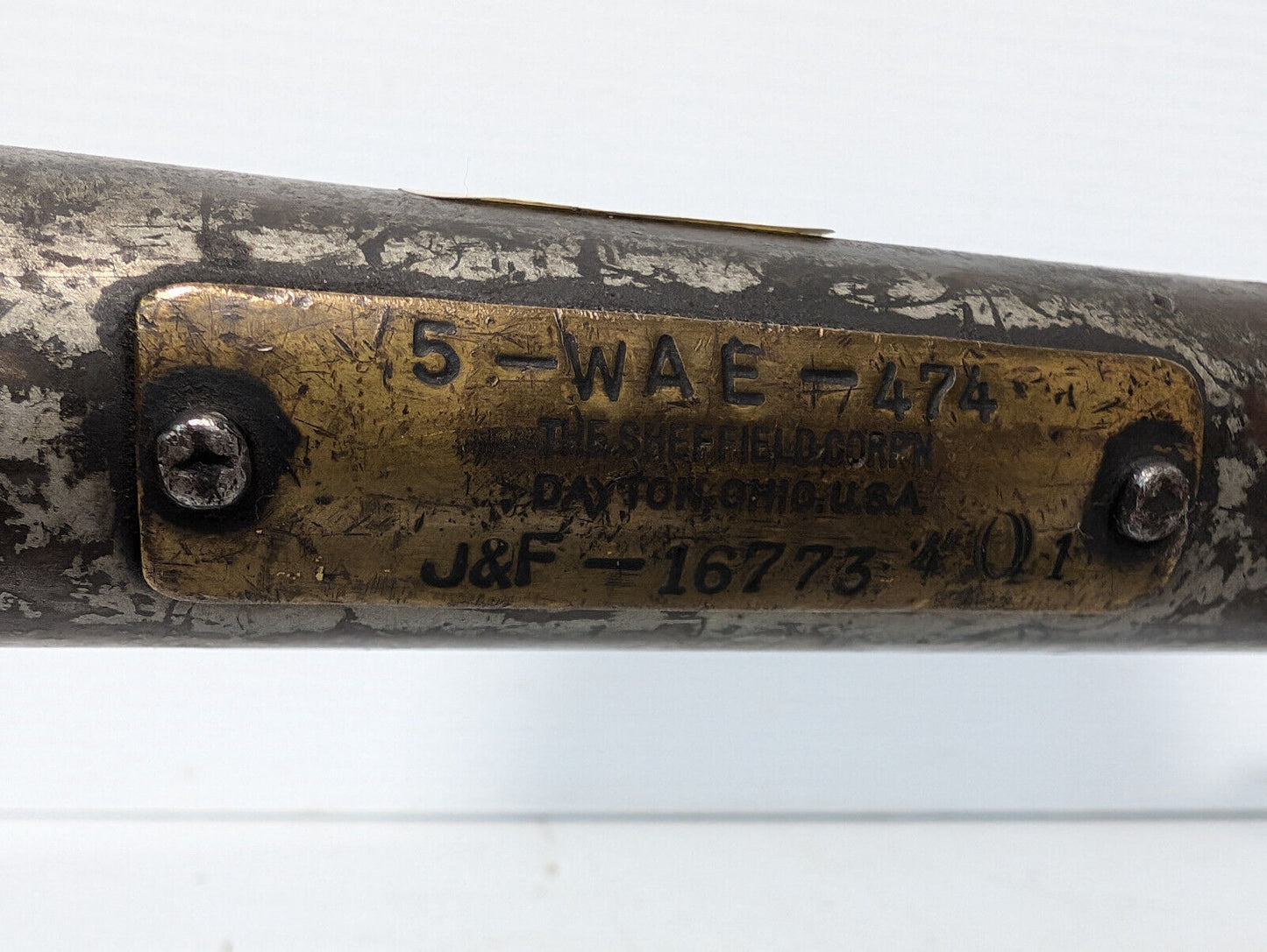 The Sheffield Corp. 5-WAE-474, J&F 16773 Calibration, Precision Part -Free Ship.