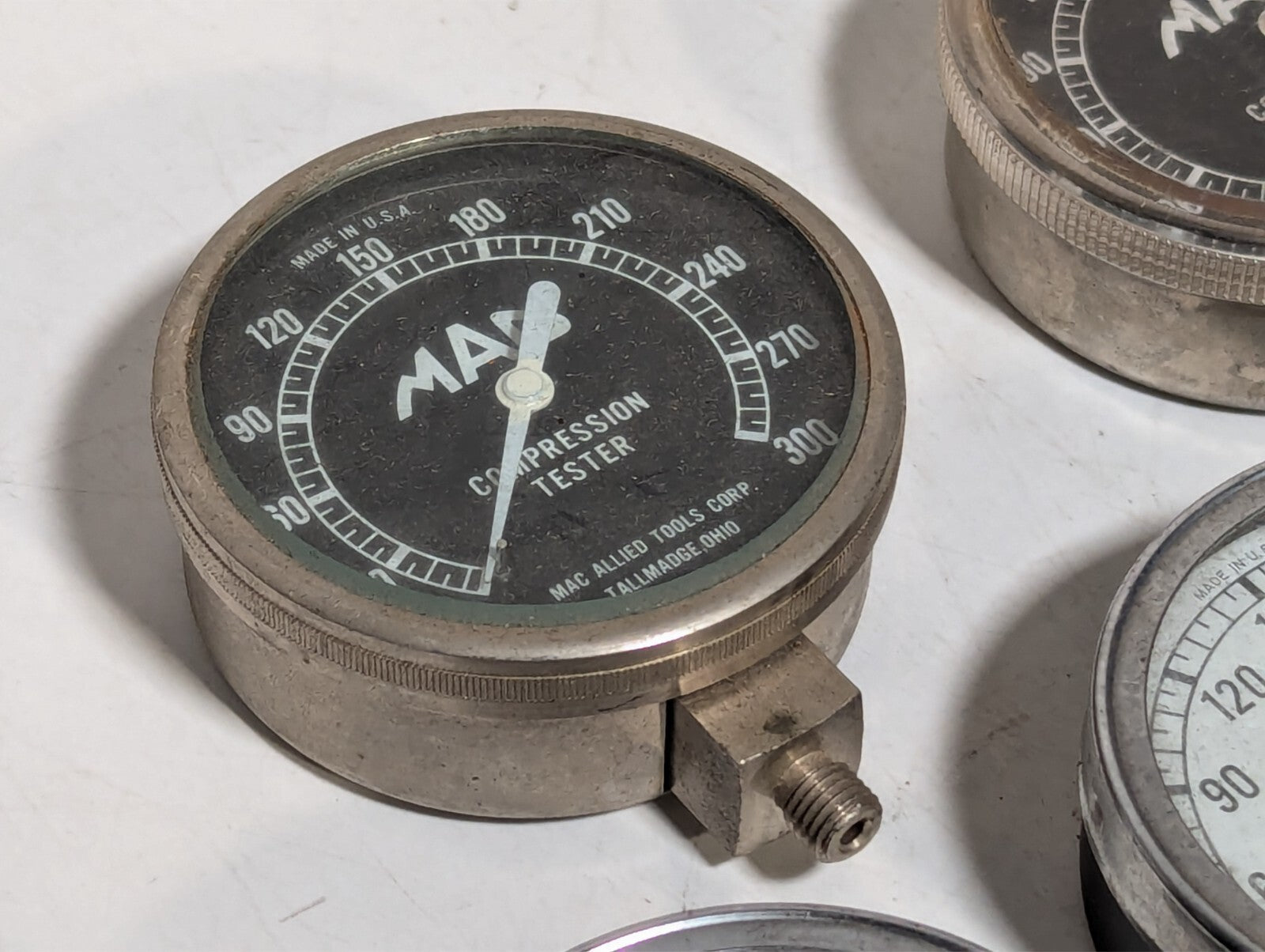 (15) Pressure Gauges and Compression Testers Incl. SEC-201L-254 BC Ames 303