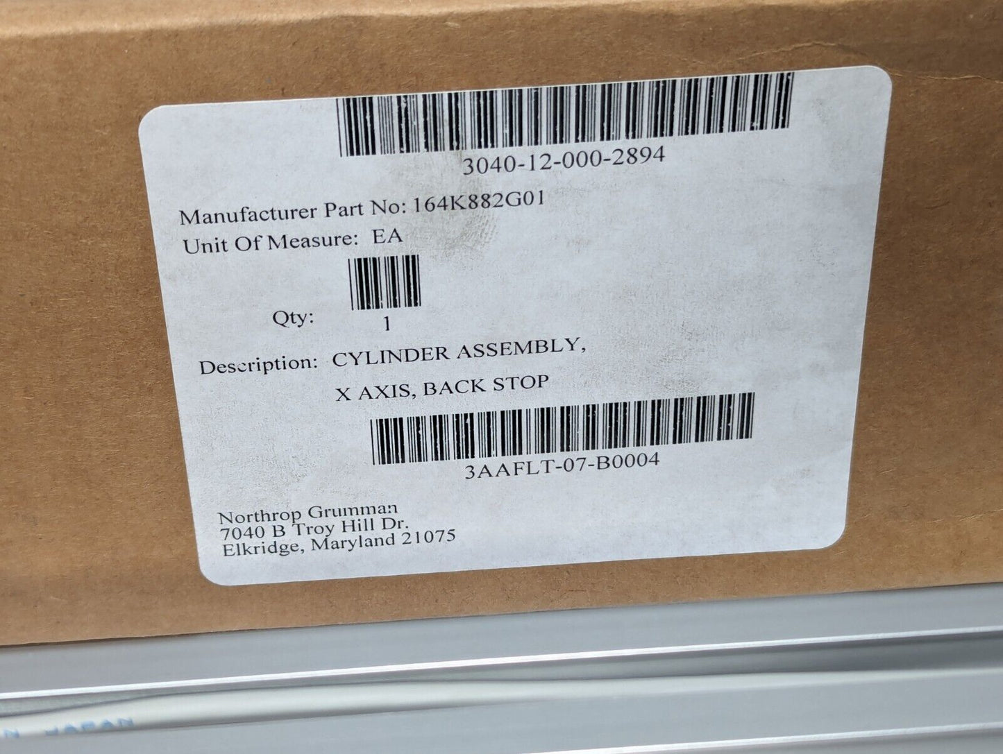 SMC CP95SDB32-450 97942ASSY164K882G01 Cylinder Assembly X Axis Back Stop