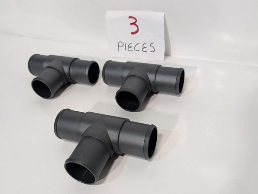 [3] Three Way PVC Tee Connectors 2"