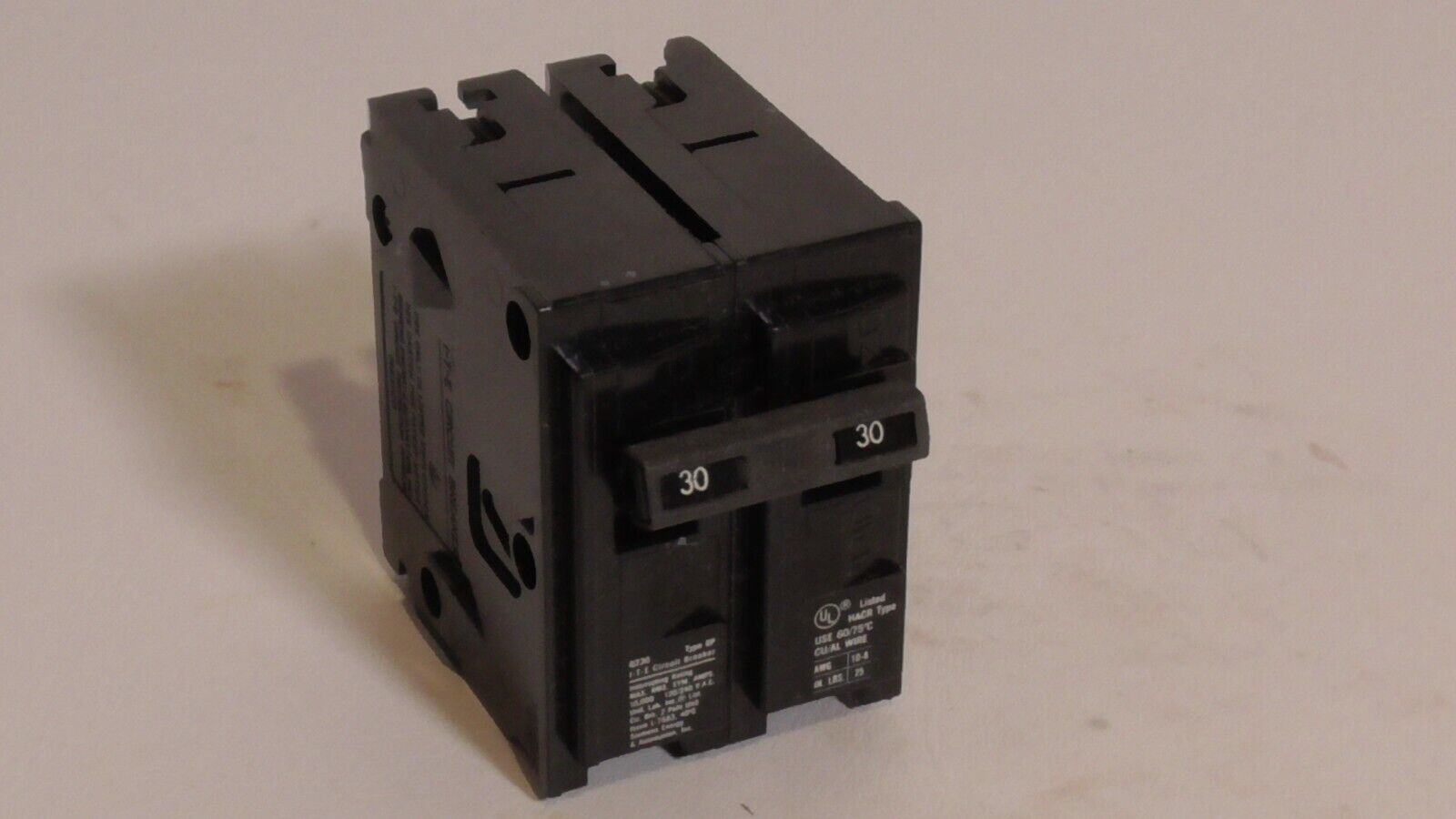 ITE Q230, Type QP, QP230, 2 poles, 120/240 VAC, 30 A, circuit breaker