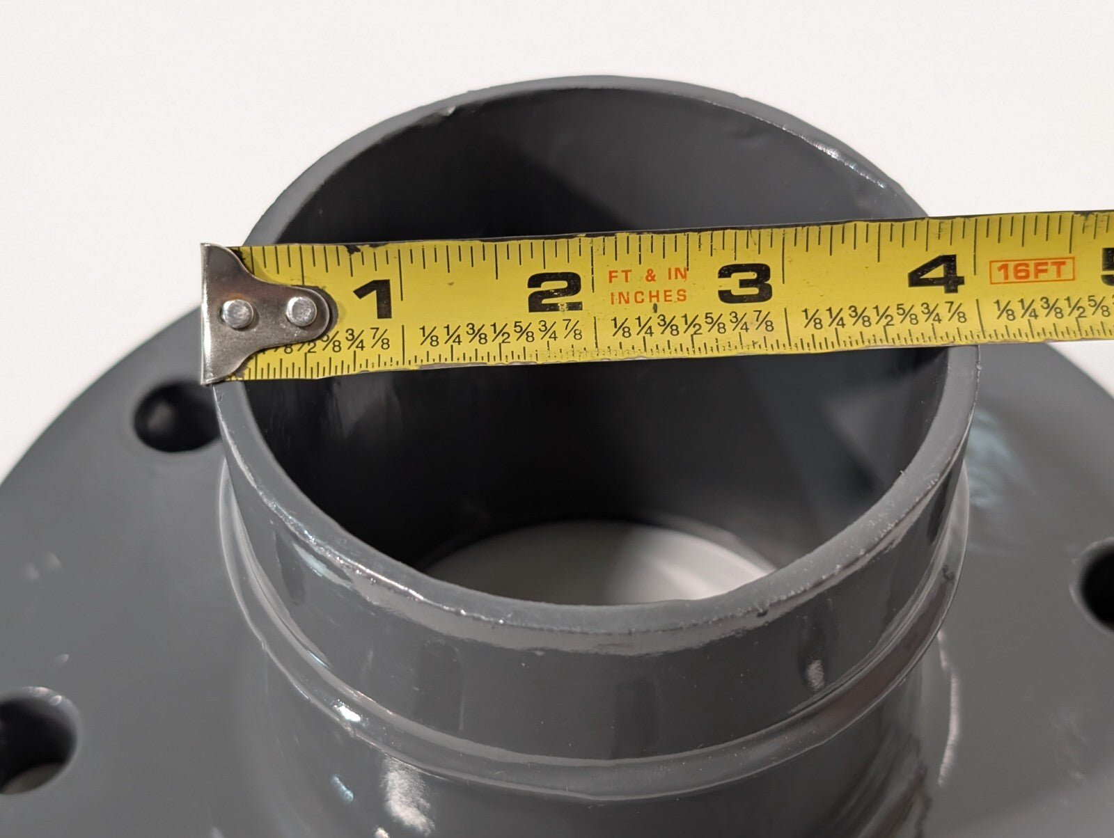 AIRpipe 8170 Aluminum Flange Kit, 100mm (4") ANSI Flange to 100mm (4") Pipe