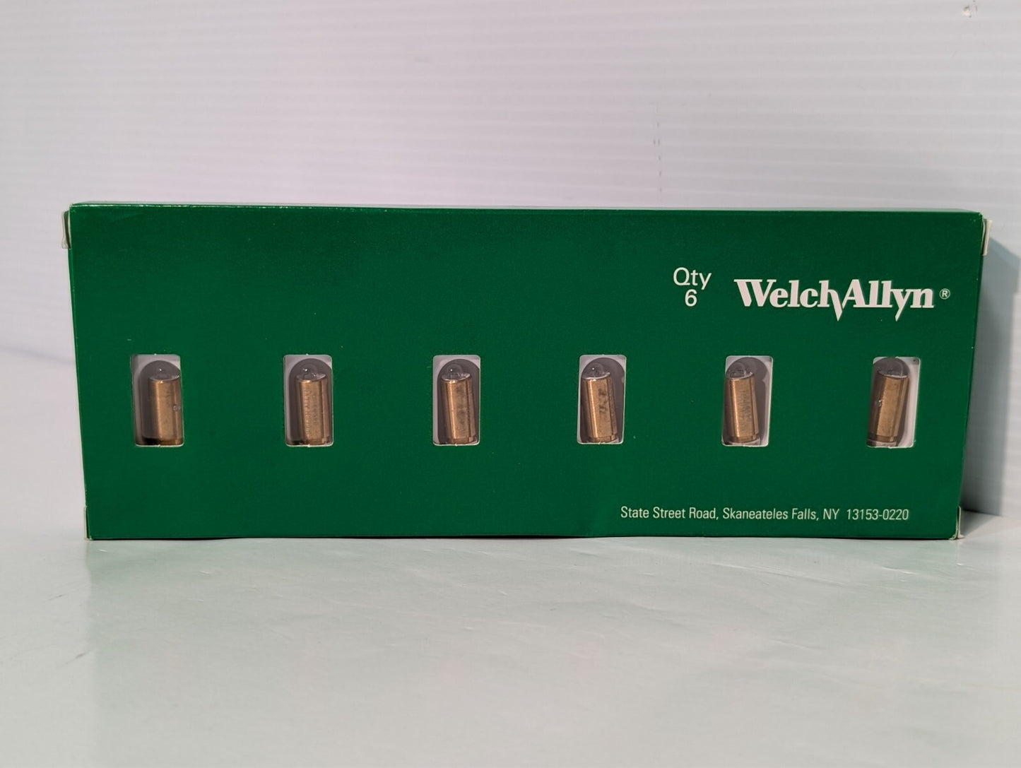 6-Pack Welch Allyn 04900-U6 3.5V Ophthalmoscope Halogen Lamp Bulbs Part 901000