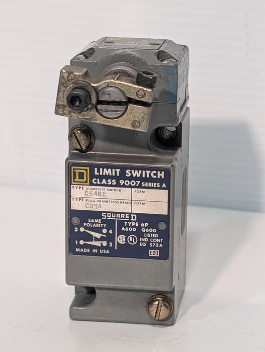 Square D Class 9007 C54KC Ser. A Limit Switch 9007C54KC