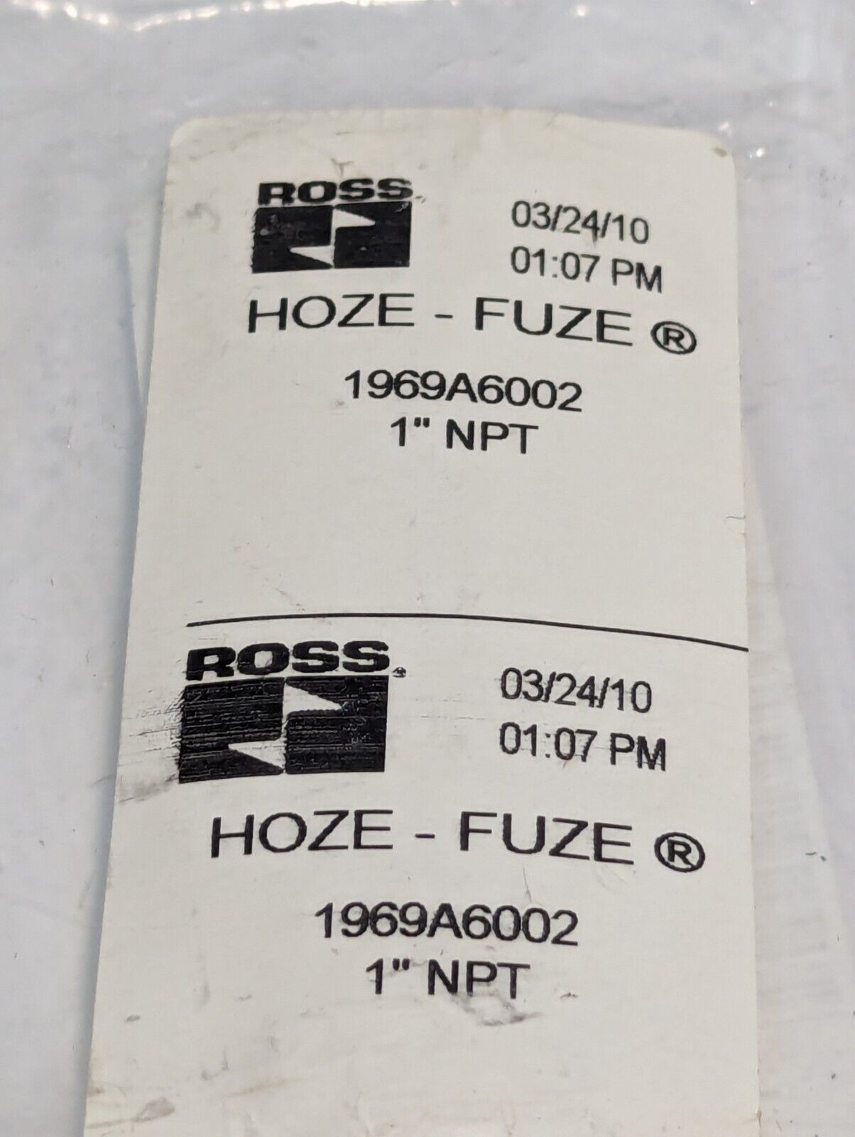 Ross 1969A6002 Hoze-Fuze Safety Shutoff Valve Female 1 in Npt - Free Shipping