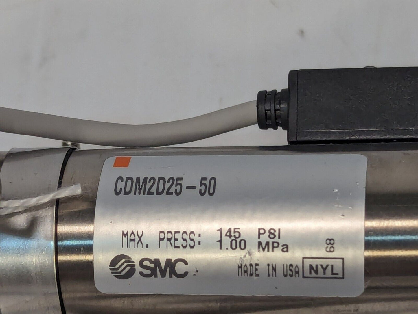 SMC CDM2D25-50 Pneumatic Air Cylinder, 145psi Max, 1.00MPa - Free Shipping