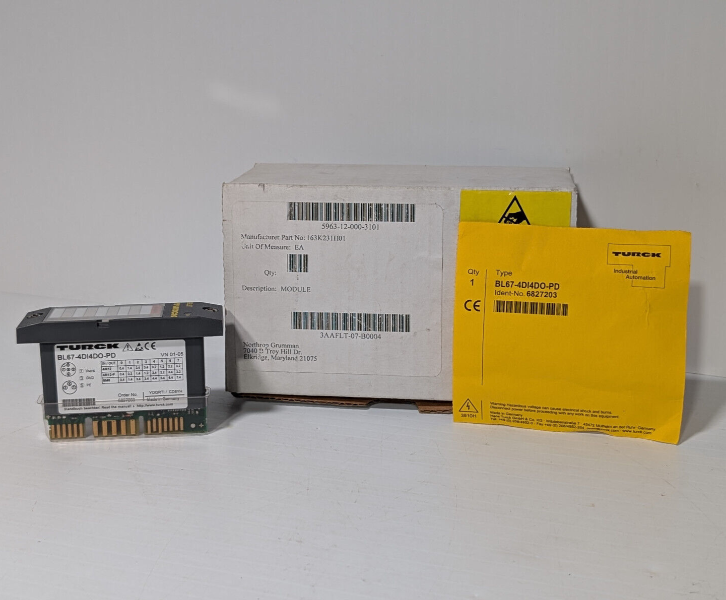 Turck BL67-4DI4DO-PD Input/Output, I/O Module -Made in Germany