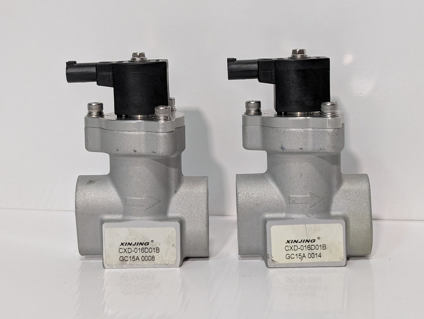 Xinjing CXD-016D01B 2-Way GC15A Solenoid Valve, 24VDC, CXD016D01B, CXD-016-D0-1B