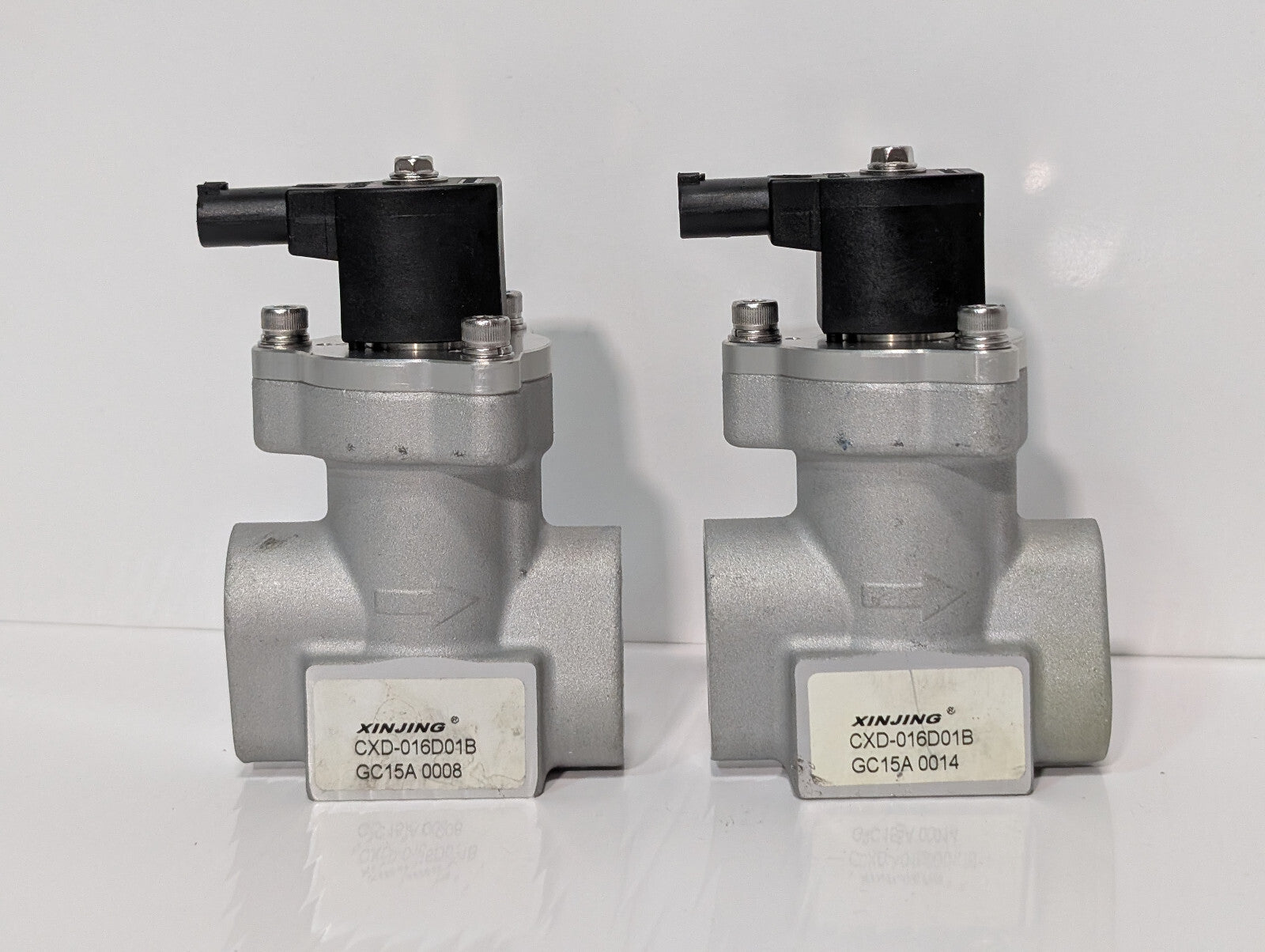 Xinjing CXD-016D01B 2-Way GC15A Solenoid Valve, 24VDC, CXD016D01B, CXD-016-D0-1B
