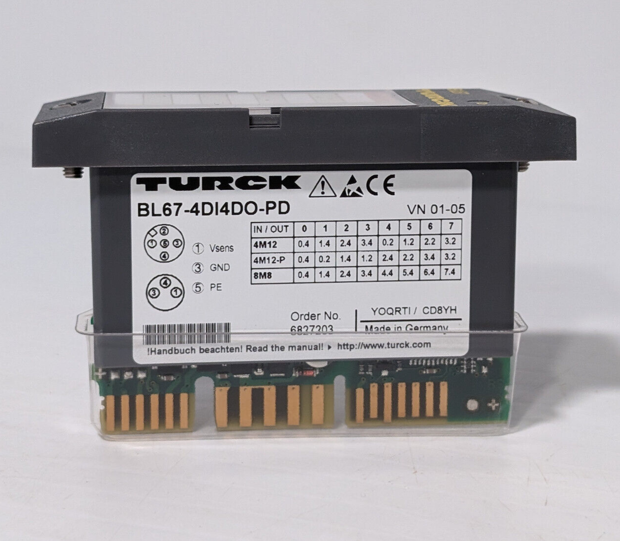 Turck BL67-4DI4DO-PD Input/Output, I/O Module -Made in Germany