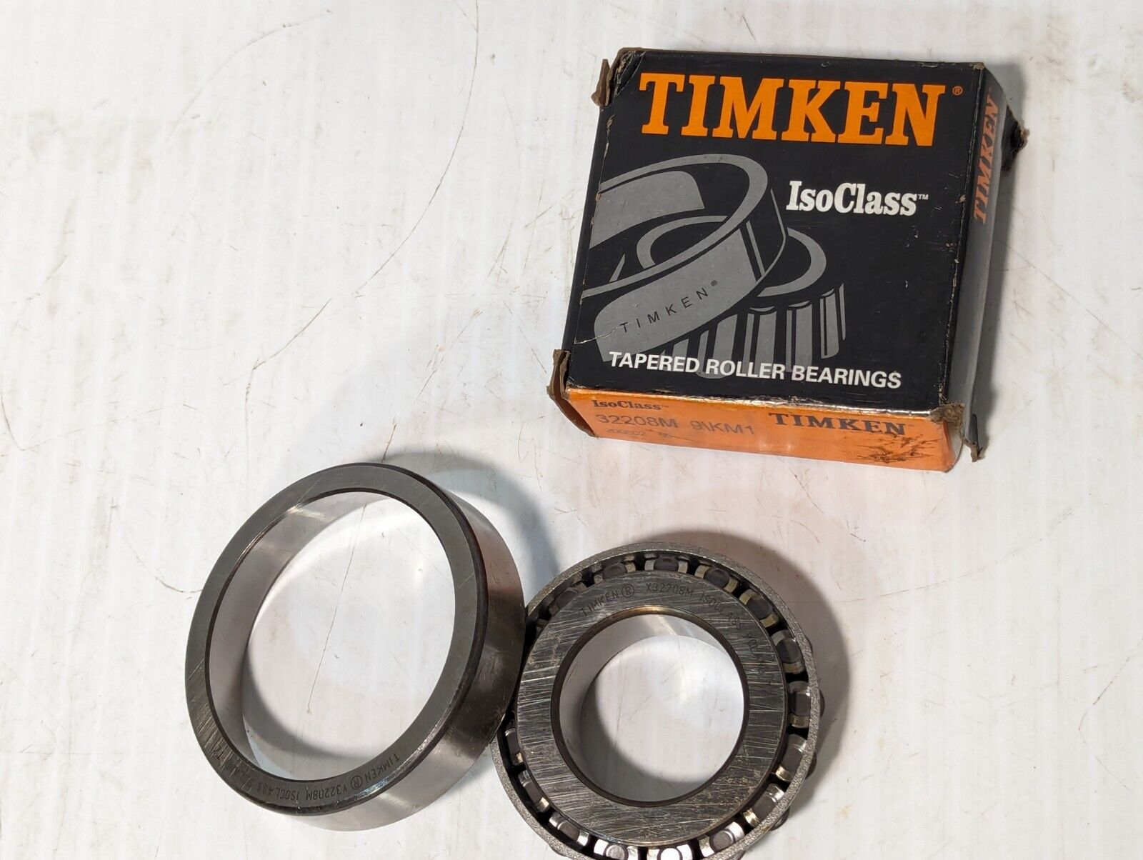 Timken 32208M 9/KM1 Tapered Roller Bearing, Tapered Single Row  - Free Shipping