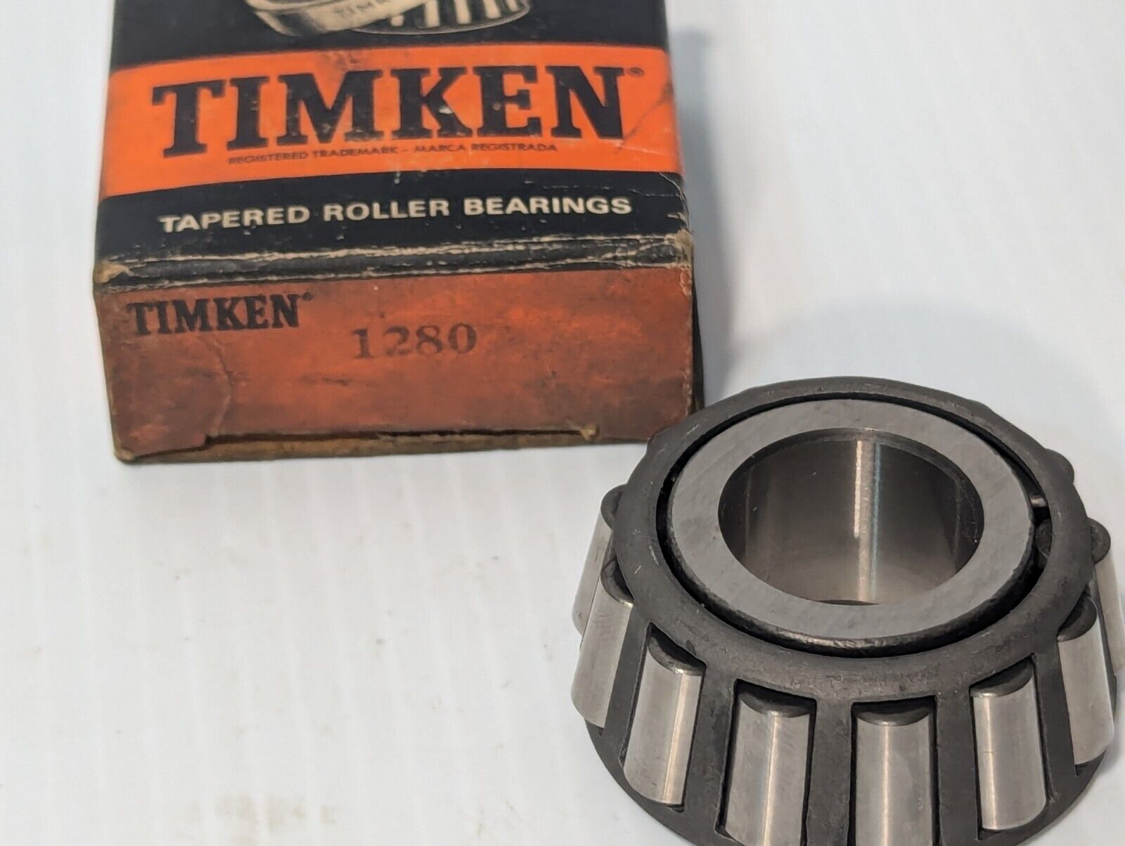 Timken 1280 Tapered Roller Bearing, Single Cone, Straight Bore - Free Shipping
