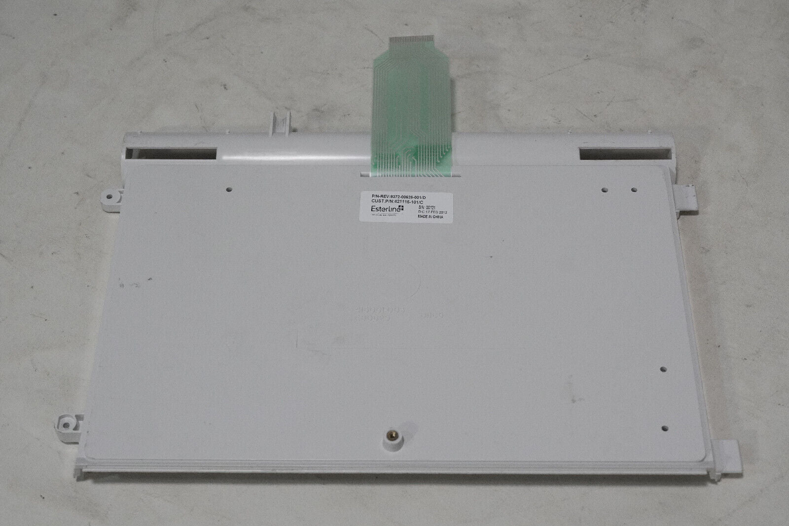 Esterline 9372-00625-001/D Keyboard, GE 421115-101/C