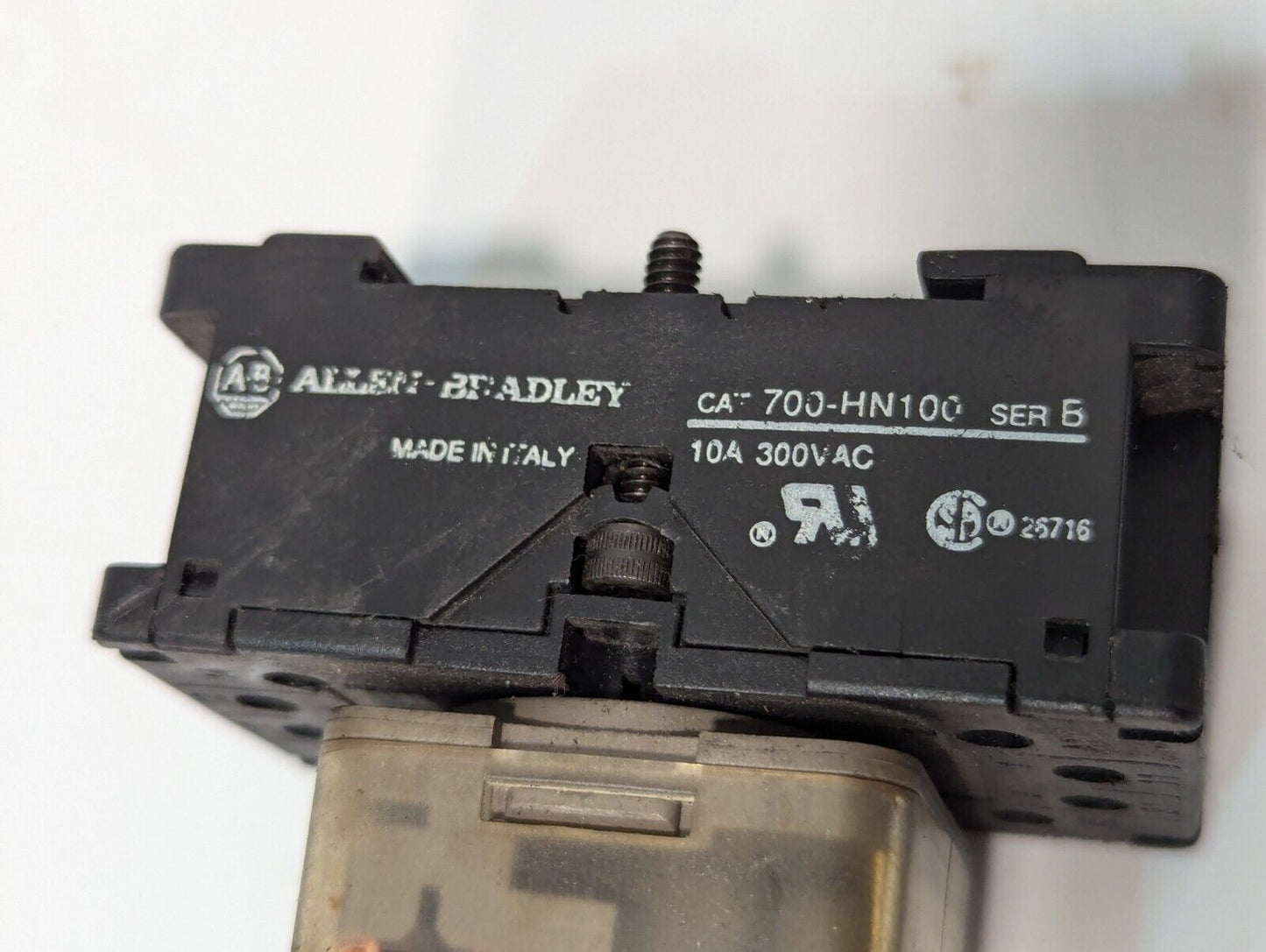 Lot of 2 Allen-Bradley 700-HA32A1 relays with sockets as pictured -Free Shipping