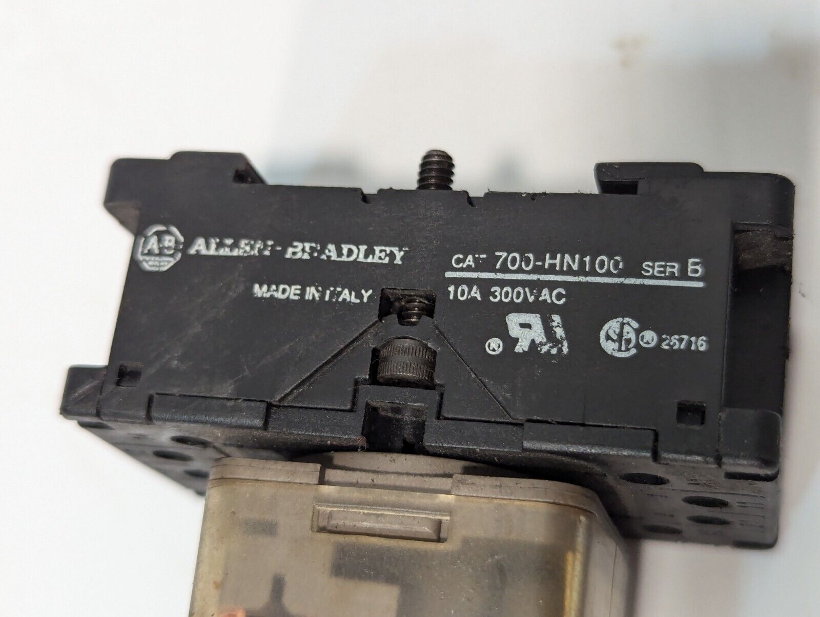 Lot of 2 Allen-Bradley 700-HA32A1 relays with sockets as pictured -Free Shipping