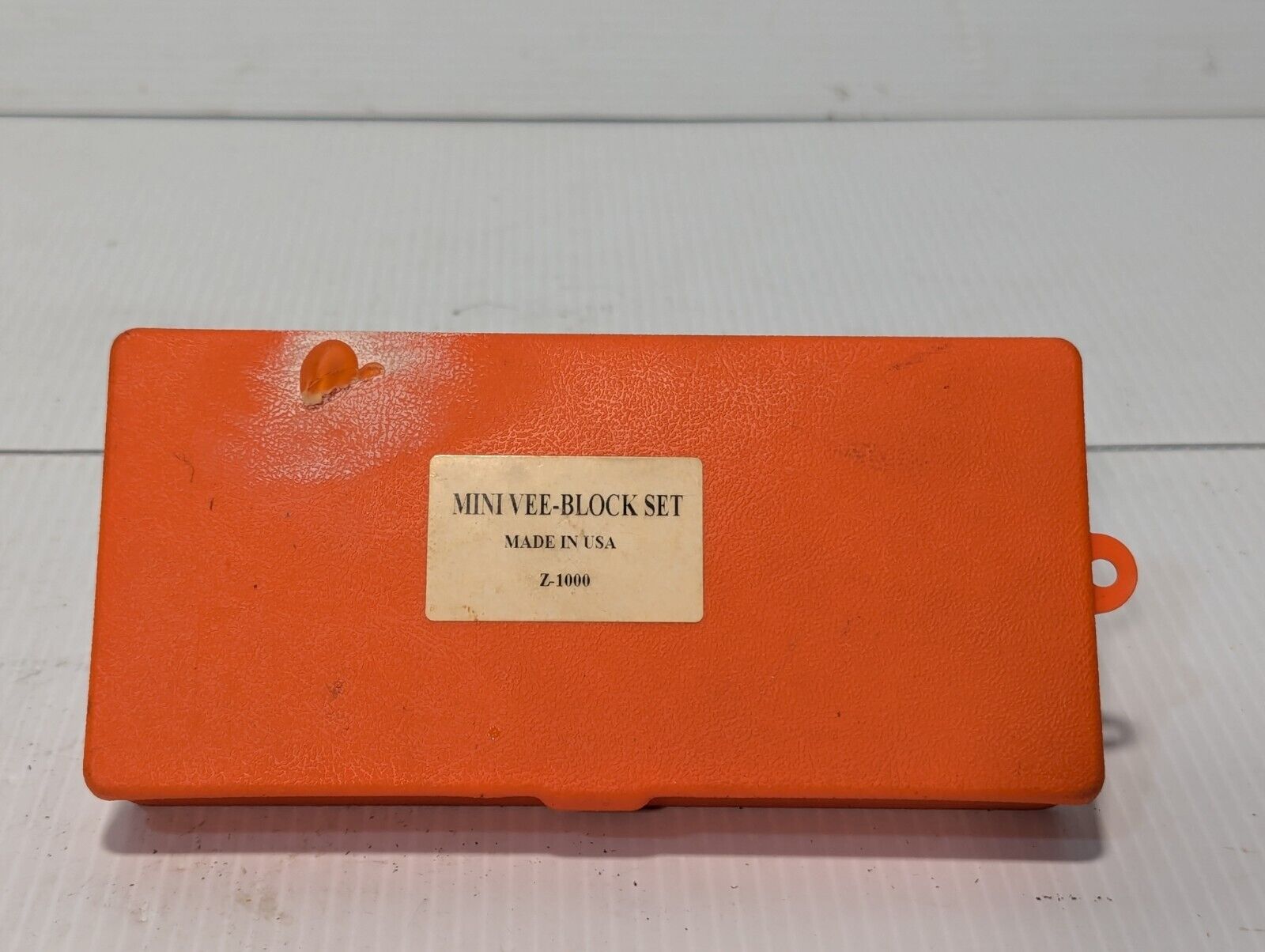 Z-1000 Mini Vee-Block set as pictured with case - Free Shipping