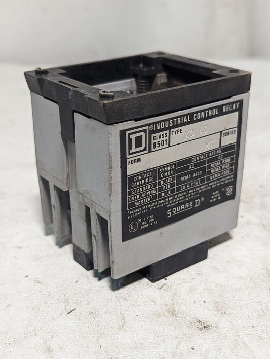 Square D 8501-X040 Industrial Control Delay, Form MT, Series A, as pictured