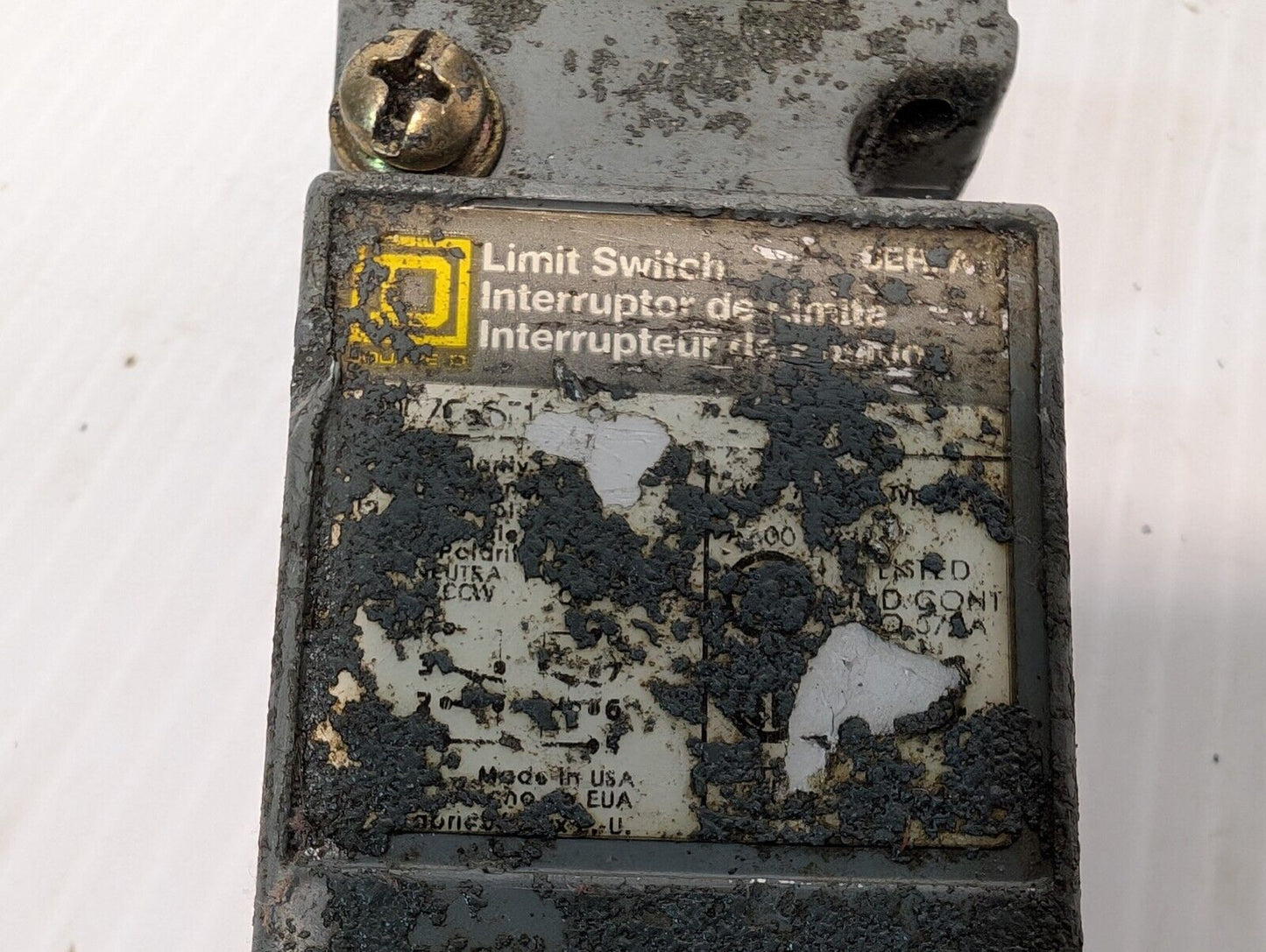 Square D Operation Head, 9007 Type: B Micro Switch, Limit Switch - Free Shipping