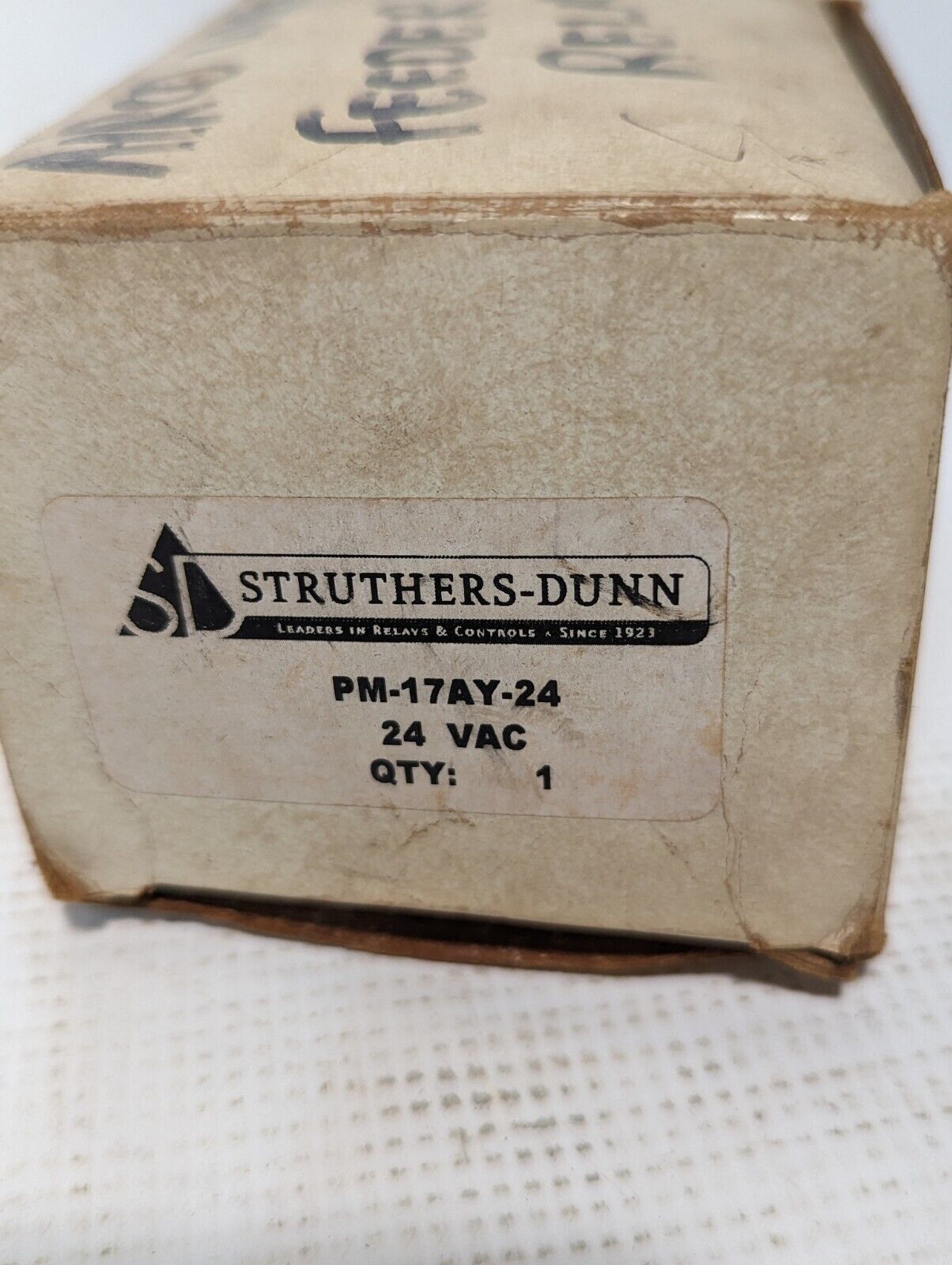 Struthers-Dunn Feeder Relay PM17AY24, 24VAC