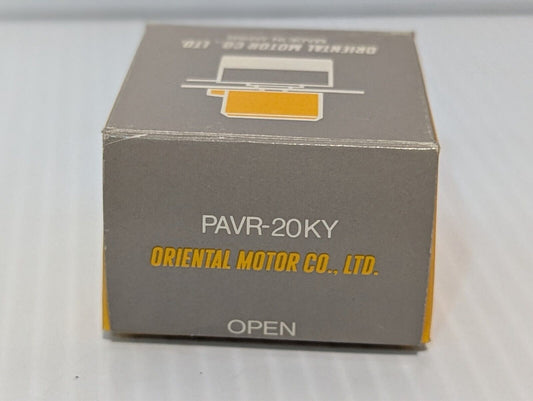 (2) NEW Oriental Motor PAVR-20KY Speed Control Variable Register Potentiometer