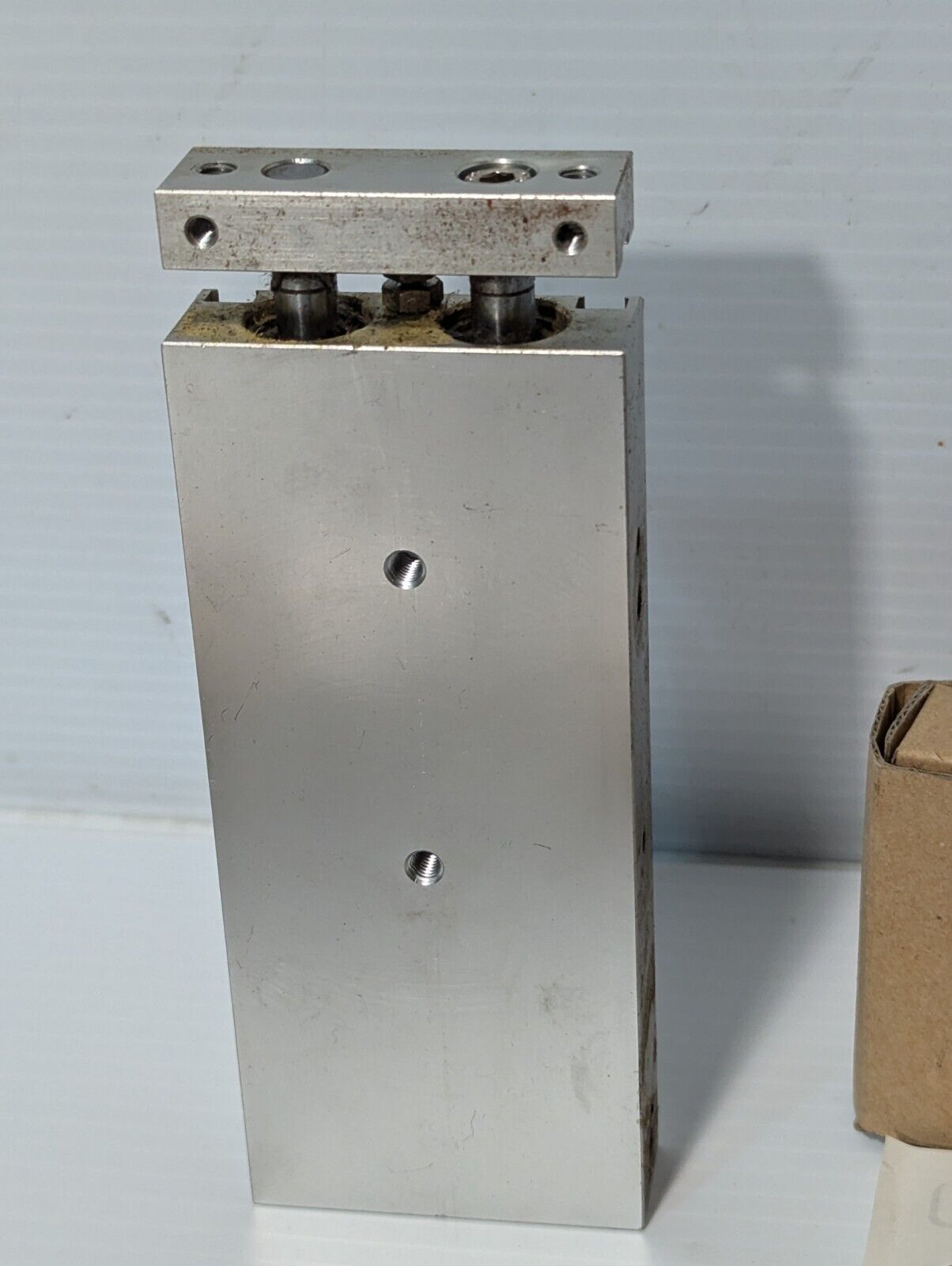 SMC CXSM15-75 Pneumatic Guided Cylinder, Dual Rod, 0.7MPa - Free Shipping