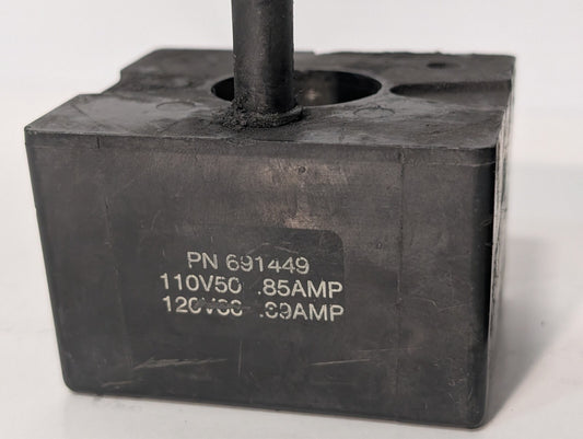 Vickers Eaton 691449 Solenoid Coil, 110V50Hz 0.85A; 120V60Hz as pictured