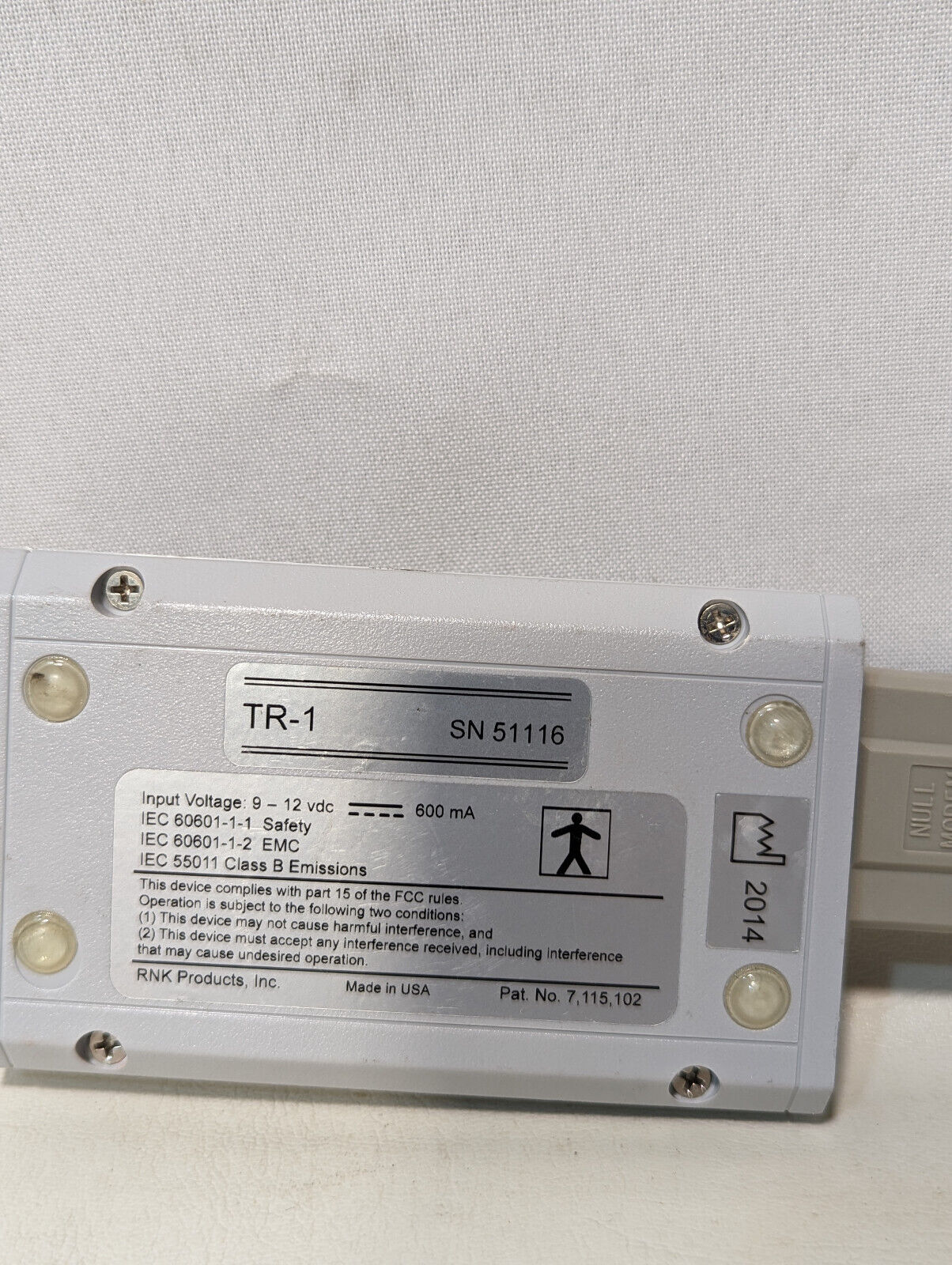 Telehealth Technologies Telephonic Stethoscope TR-1 As Pictured 