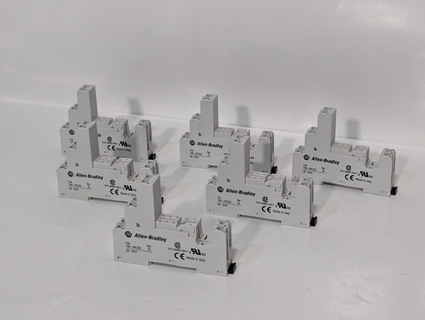 [2] Allen Bradley 700-HN222 8 Amp 300 Volt Series B Relay