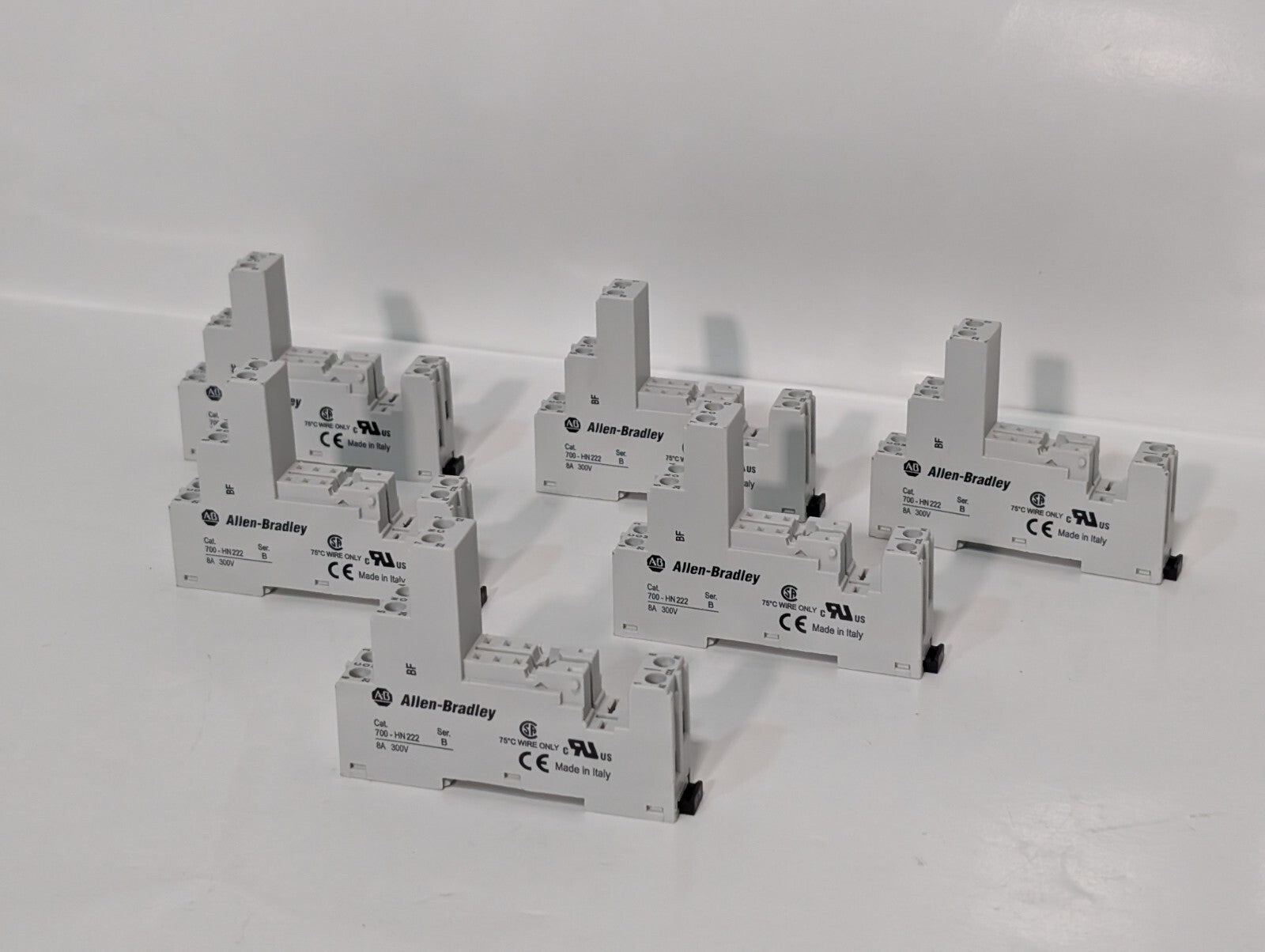 [2] Allen Bradley 700-HN222 8 Amp 300 Volt Series B Relay