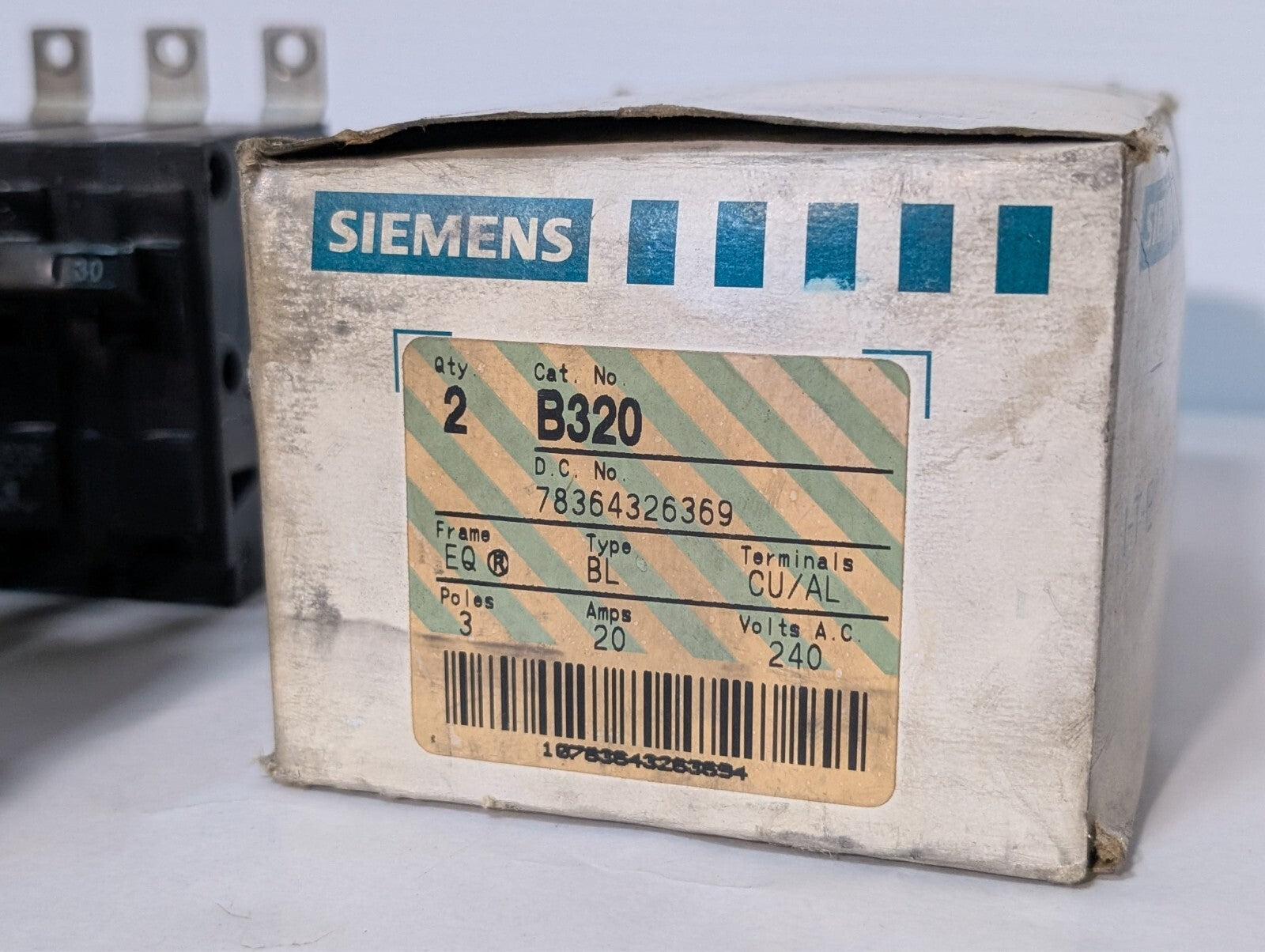 (19) Siemens 3-Pole Circuit Breakers, B- and BL- Type, 15A 20A 30A 40A 50A 60A