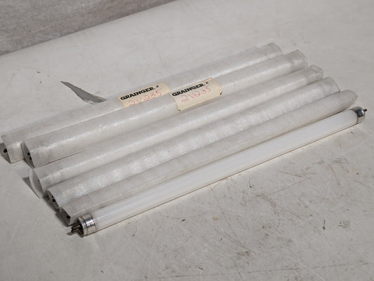 (6) GE LAMPS F8T5/CW Fluorescent, 8 W, T5, Replacement Lights for 2V235