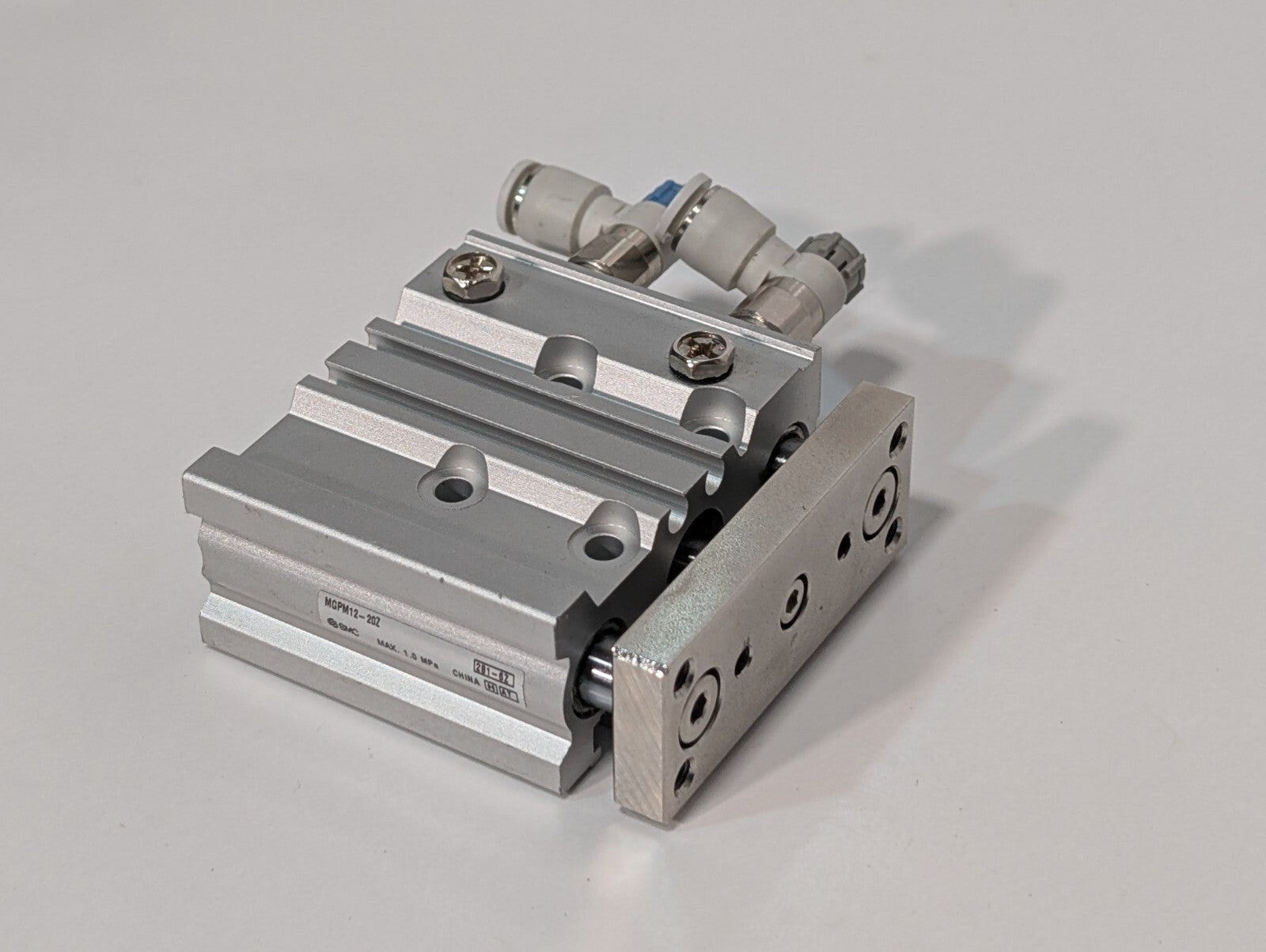 SMC MGPM12-20Z - Guided Cylinder - Slide Bearing Type, 12mm Bore, 20mm Stroke