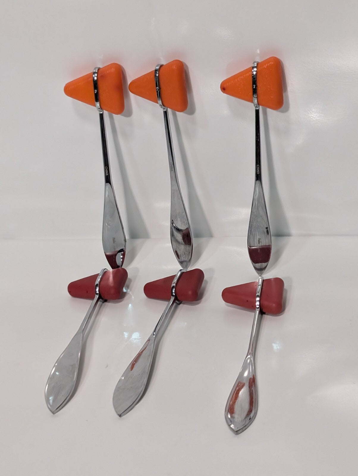 [6] Miltex 1-202 Reflex Hammer - Orange Medical Field Medical Professional