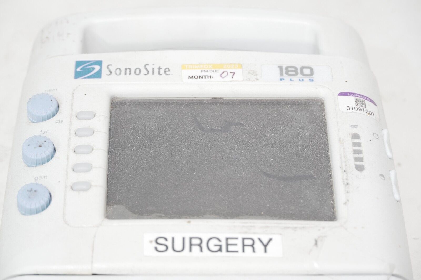 SonoSite 180 Plus hand-carried ultrasound system, P02462-07